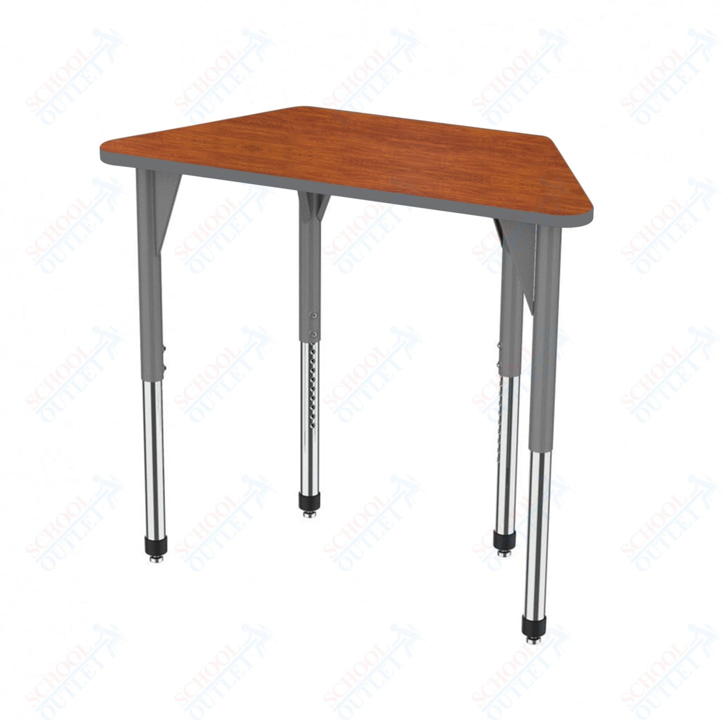Marco Premier Series Trapezoid Stand-Up Table 30" x 60" Adjustable Height 32"-42" (43-2287-MA)