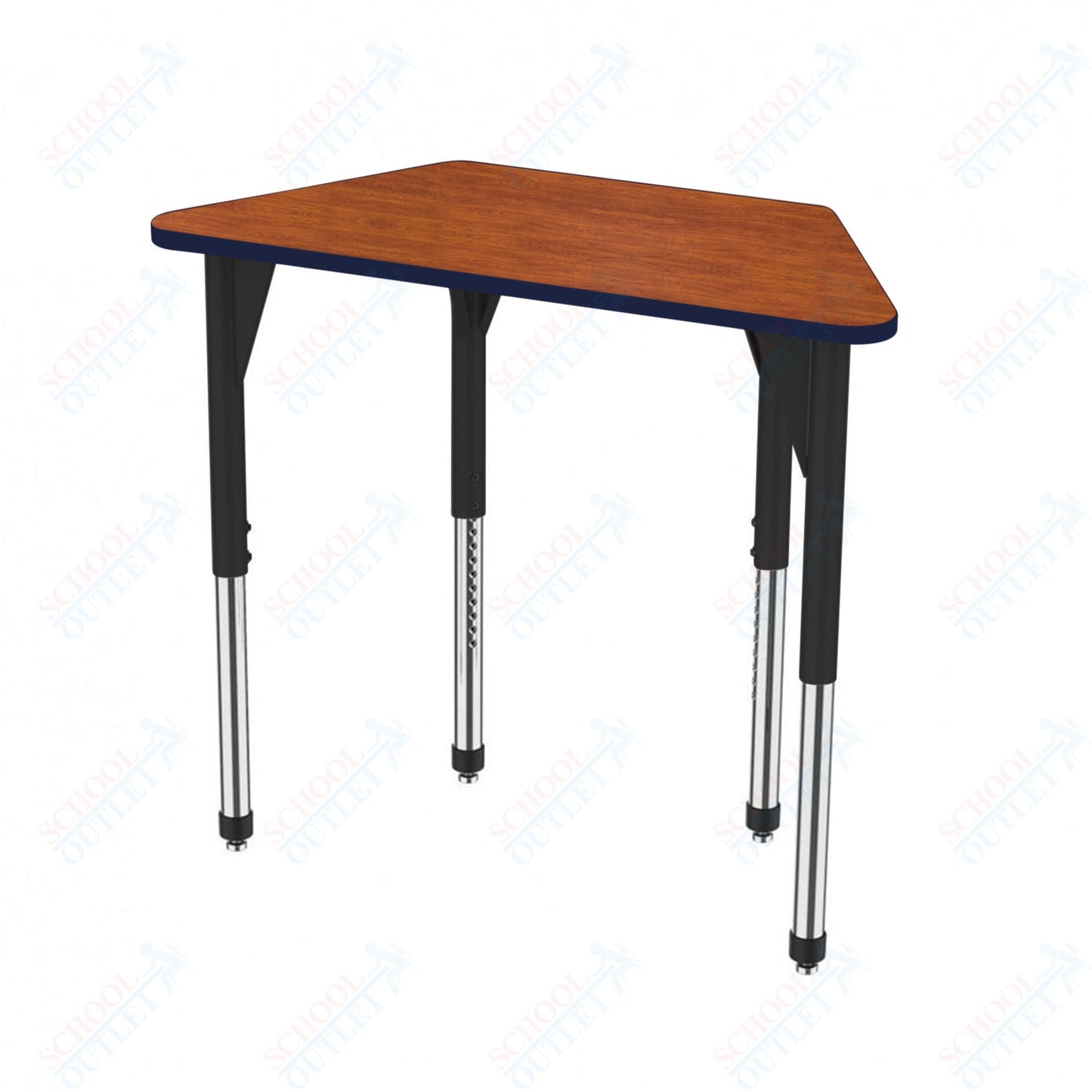Marco Premier Series Trapezoid Stand-Up Table 30" x 60" Adjustable Height 32"-42" (43-2287-MA)