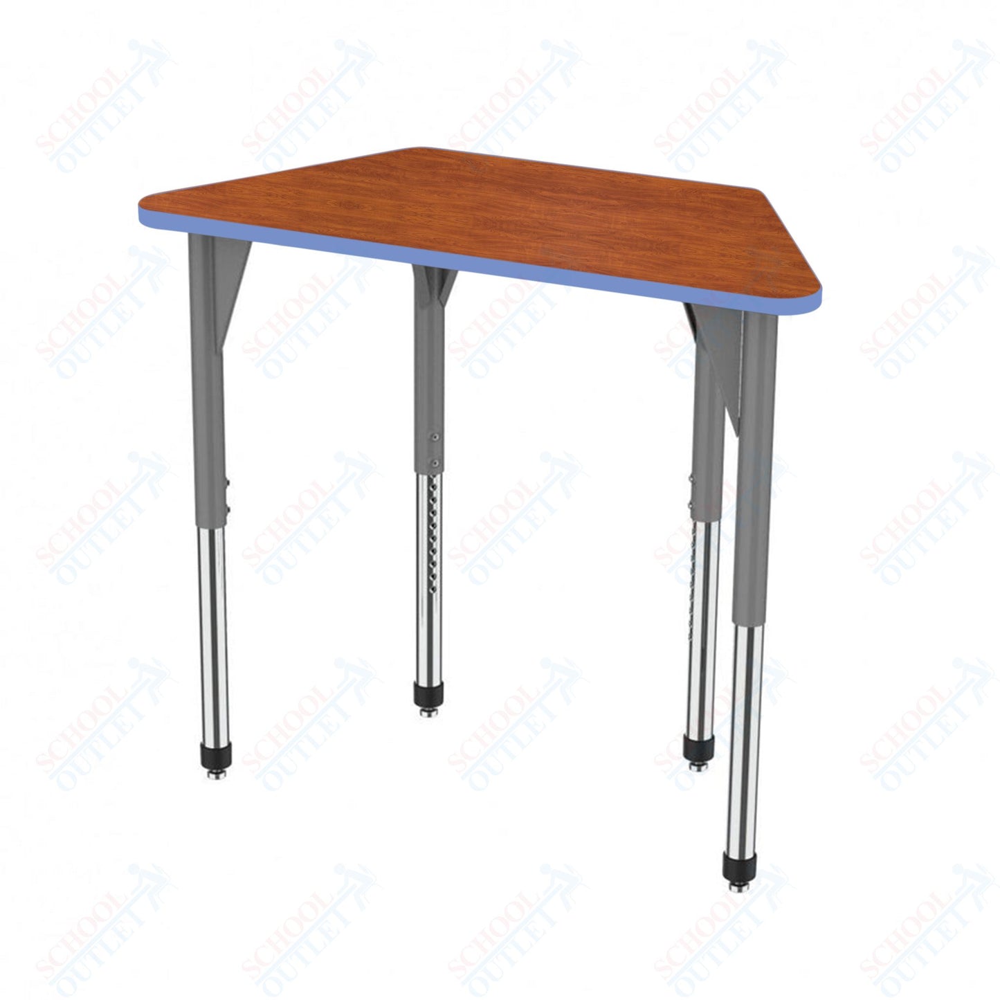 Marco Premier Series Trapezoid Stand-Up Table 30" x 60" Adjustable Height 32"-42" (43-2287-MA)