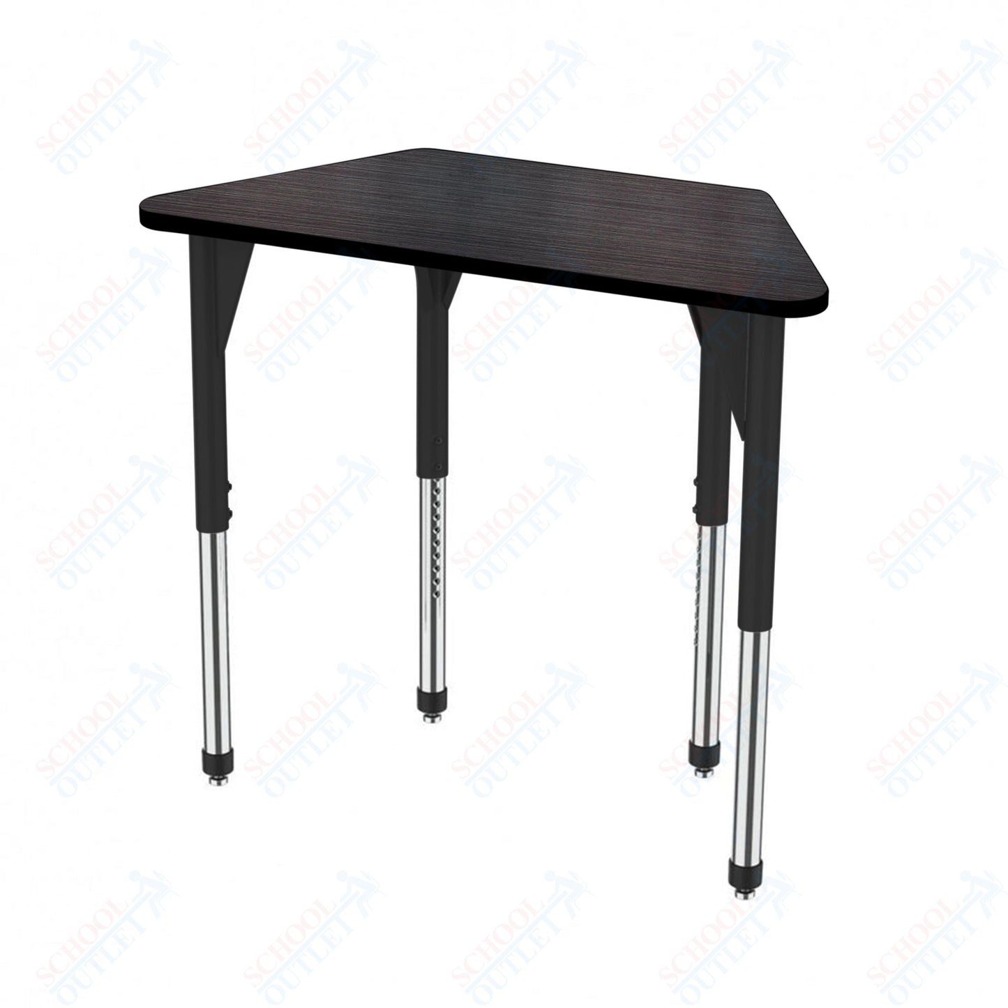 Marco Premier Series Trapezoid Stand-Up Table 30" x 60" Adjustable Height 32"-42" (43-2287-MA)
