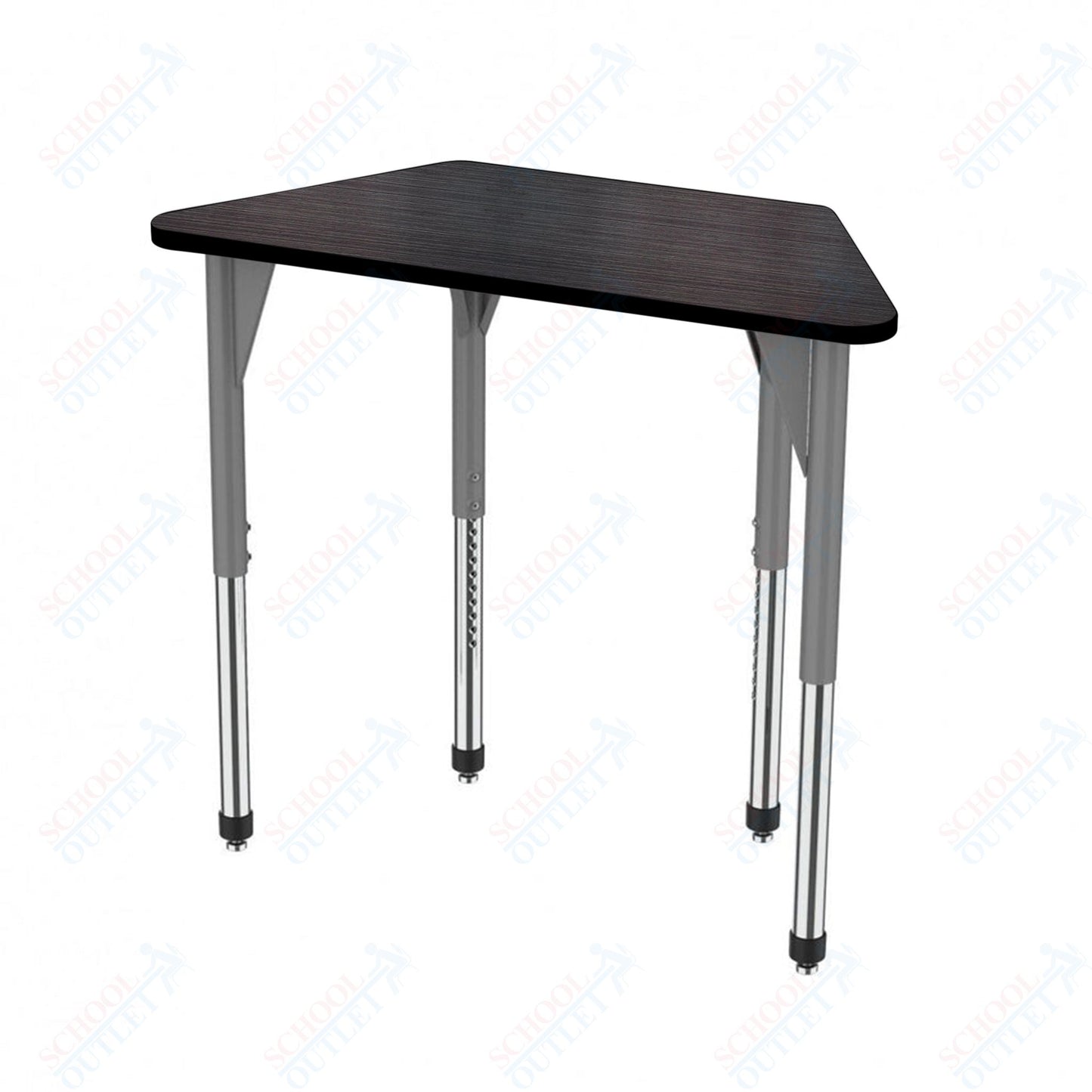 Marco Premier Series Trapezoid Stand-Up Table 30" x 60" Adjustable Height 32"-42" (43-2287-MA)