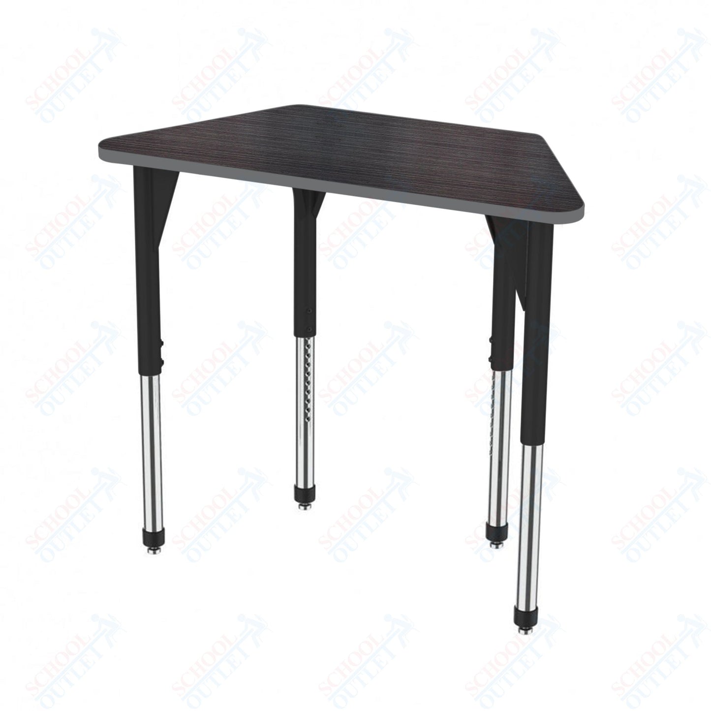 Marco Premier Series Trapezoid Stand-Up Table 30" x 60" Adjustable Height 32"-42" (43-2287-MA)