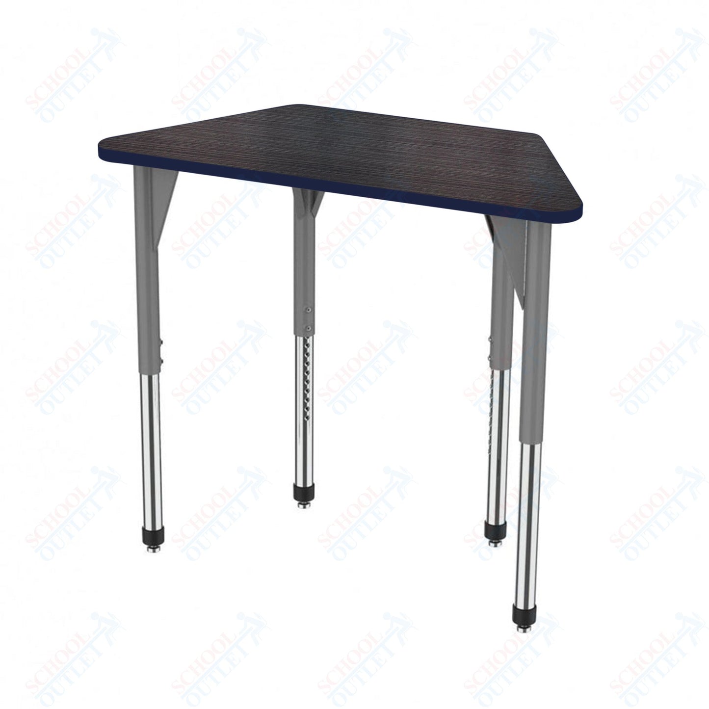 Marco Premier Series Trapezoid Stand-Up Table 30" x 60" Adjustable Height 32"-42" (43-2287-MA)