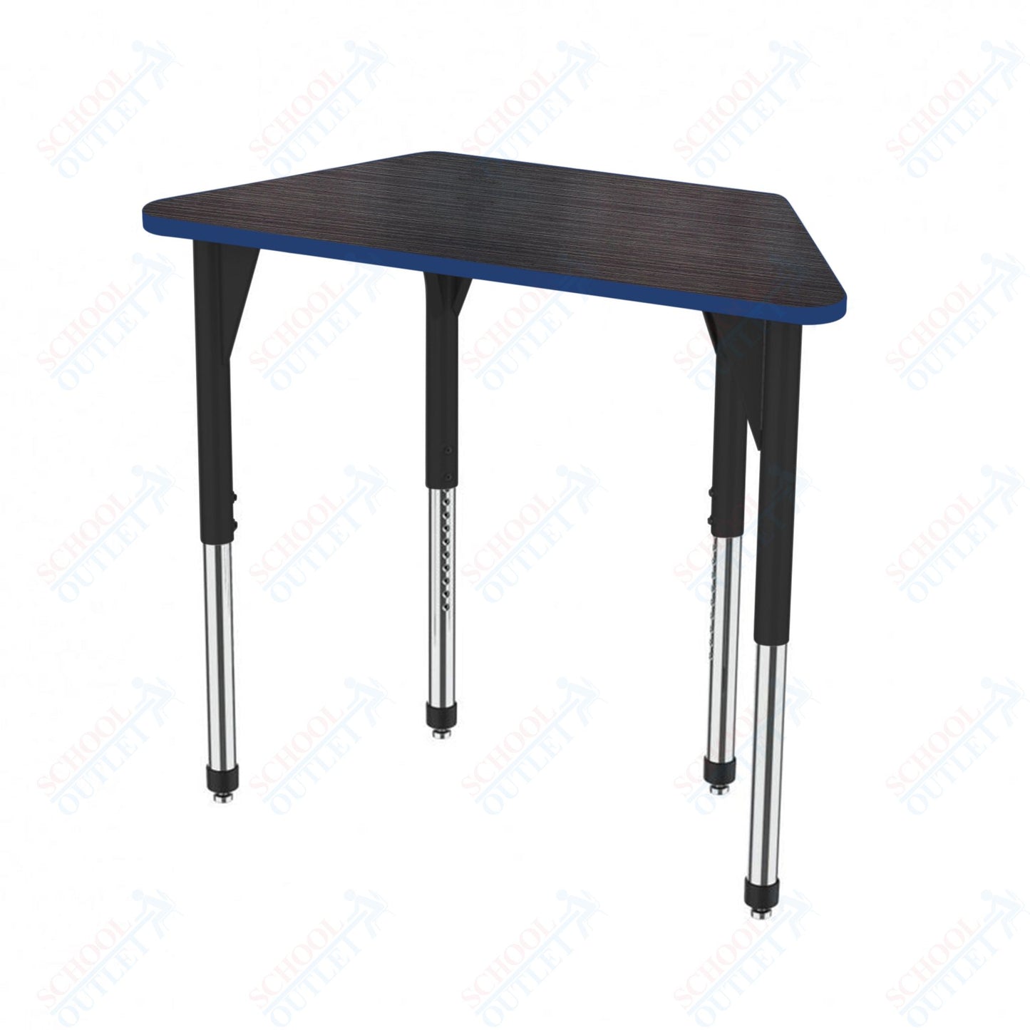 Marco Premier Series Trapezoid Stand-Up Table 30" x 60" Adjustable Height 32"-42" (43-2287-MA)