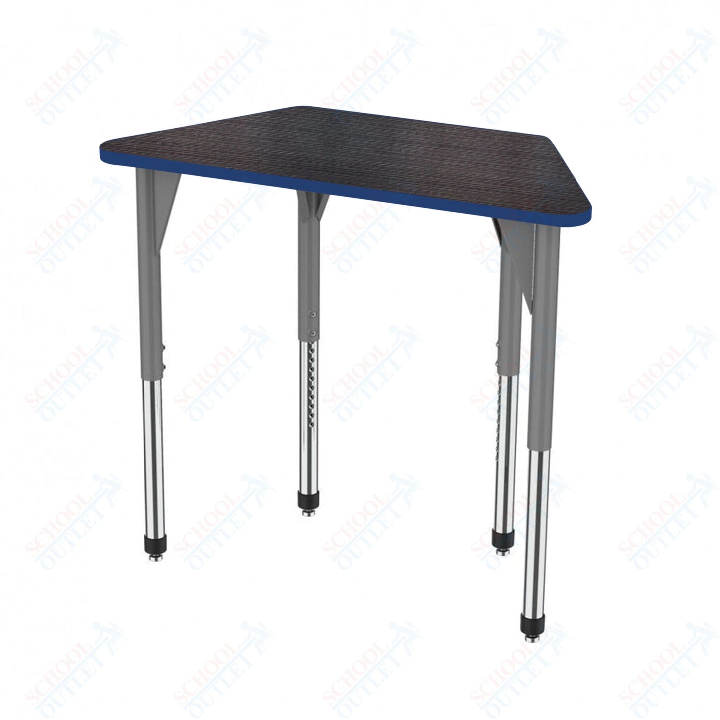 Marco Premier Series Trapezoid Stand-Up Table 30" x 60" Adjustable Height 32"-42" (43-2287-MA)