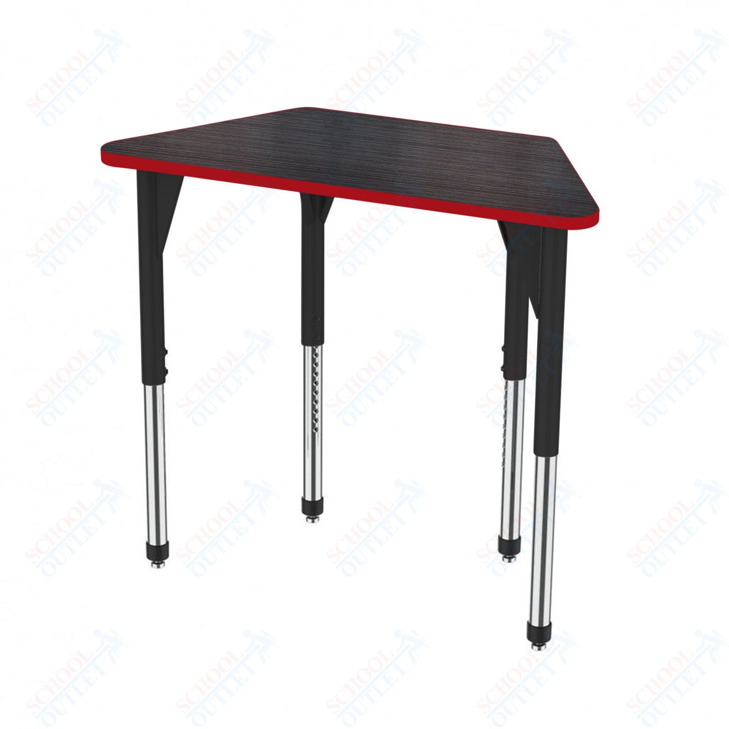 Marco Premier Series Trapezoid Stand-Up Table 30" x 60" Adjustable Height 32"-42" (43-2287-MA)