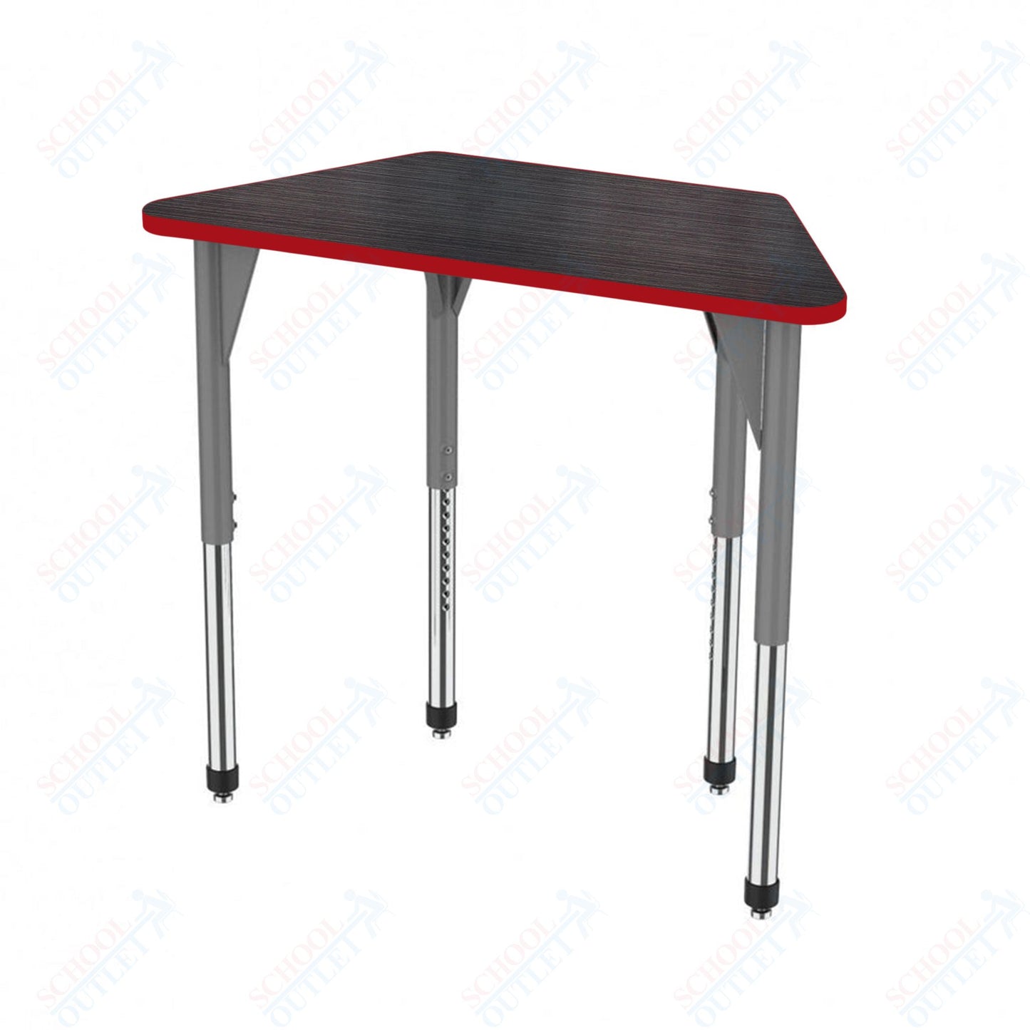 Marco Premier Series Trapezoid Stand-Up Table 30" x 60" Adjustable Height 32"-42" (43-2287-MA)