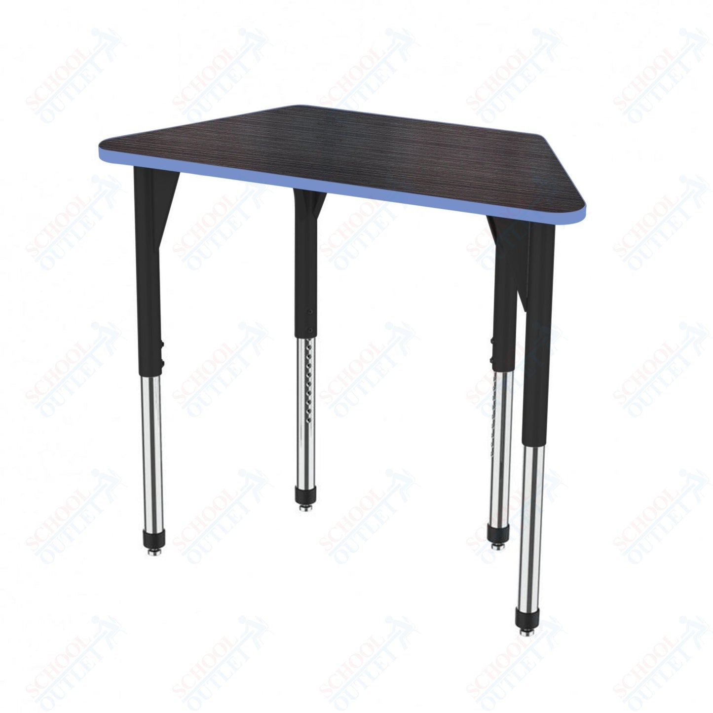 Marco Premier Series Trapezoid Stand-Up Table 30" x 60" Adjustable Height 32"-42" (43-2287-MA)