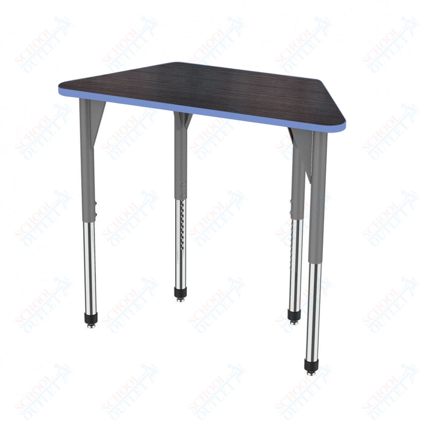 Marco Premier Series Trapezoid Stand-Up Table 30" x 60" Adjustable Height 32"-42" (43-2287-MA)