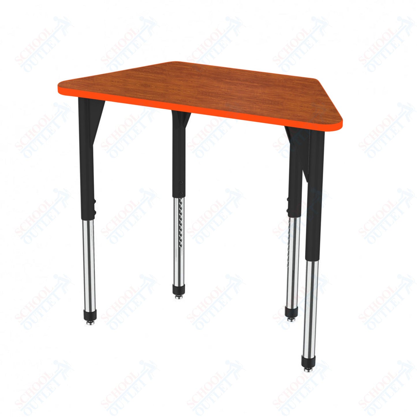 Marco Premier Series Trapezoid Stand-Up Table 30" x 60" Adjustable Height 32"-42" (43-2287-MA)