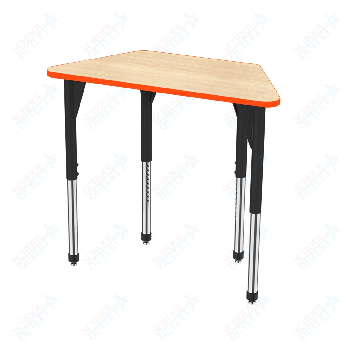 Marco Premier Series Trapezoid Stand-Up Table 30" x 60" Adjustable Height 32"-42" (43-2287-MA)