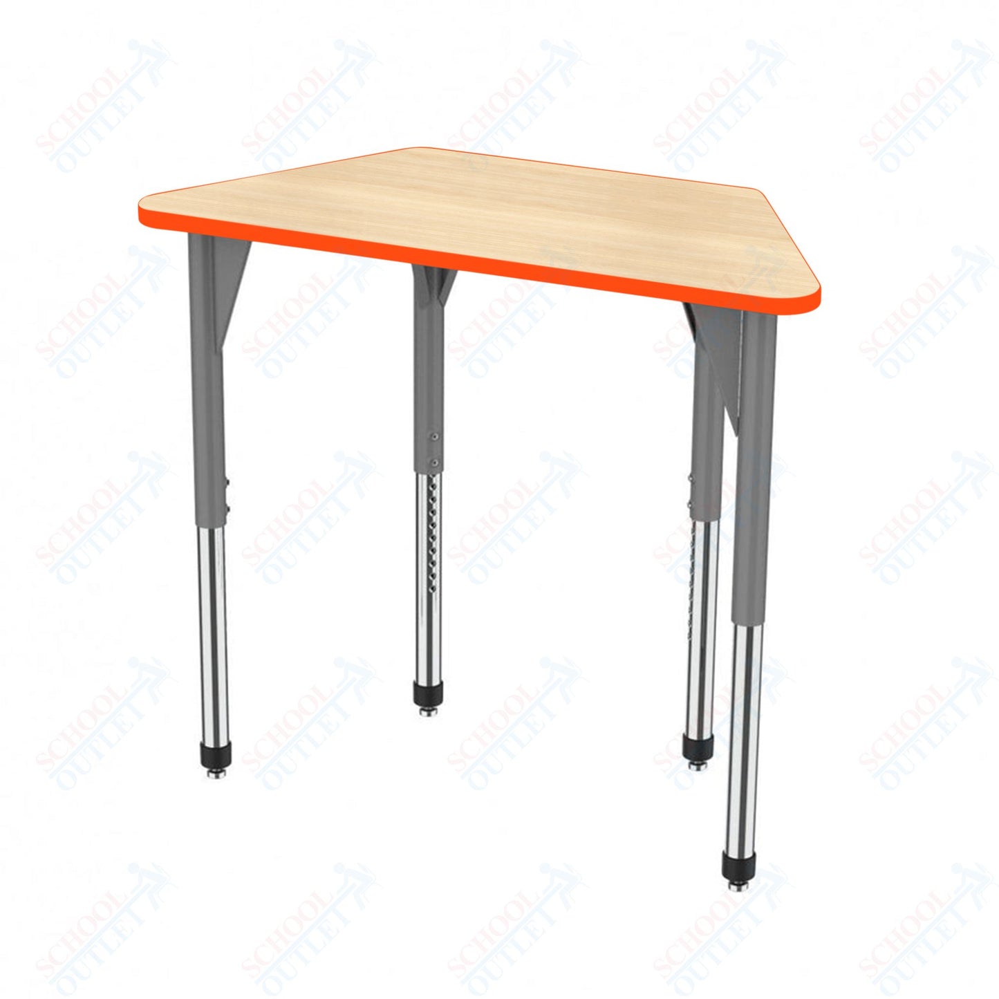 Marco Premier Series Trapezoid Stand-Up Table 30" x 60" Adjustable Height 32"-42" (43-2287-MA)