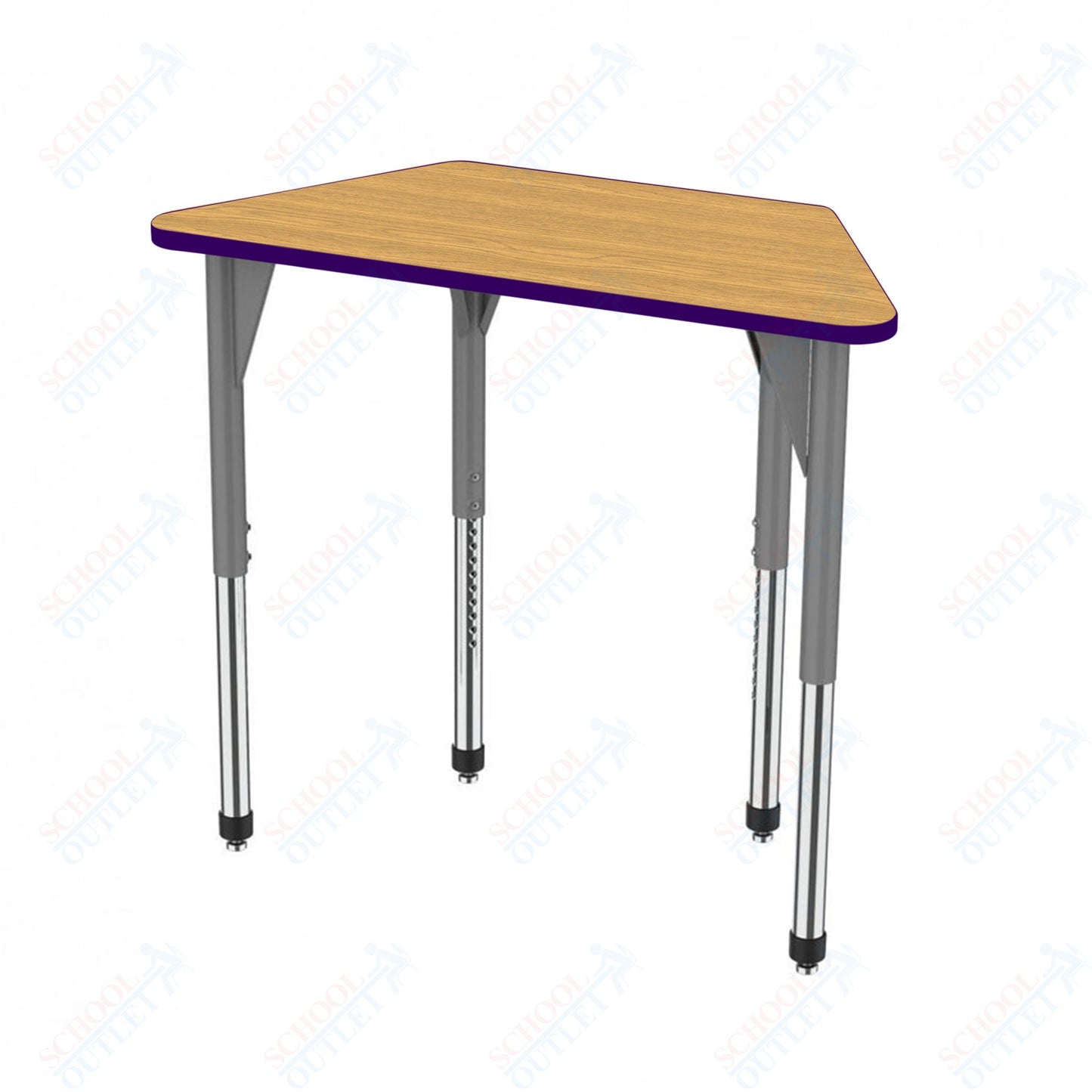 Marco Premier Series Trapezoid Stand-Up Table 30" x 60" Adjustable Height 32"-42" (43-2287-MA)