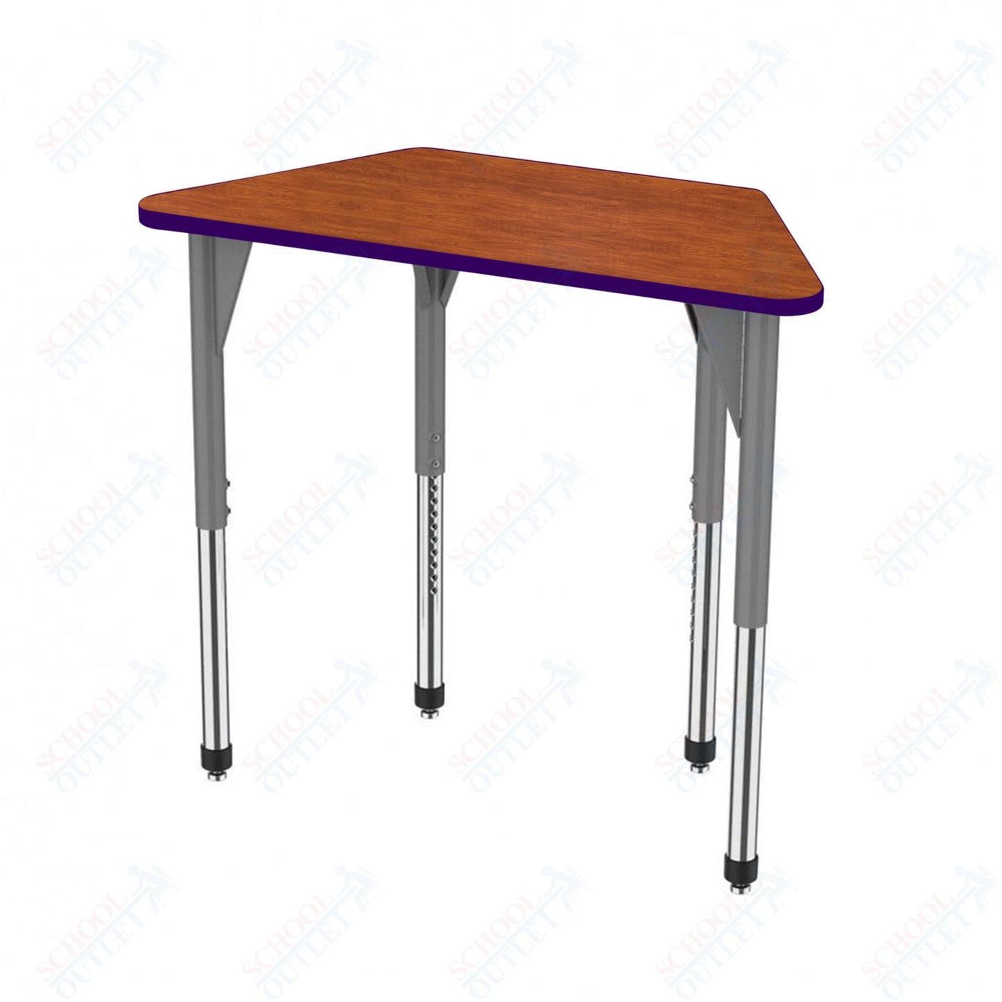 Marco Premier Series Trapezoid Stand-Up Table 30" x 60" Adjustable Height 32"-42" (43-2287-MA)