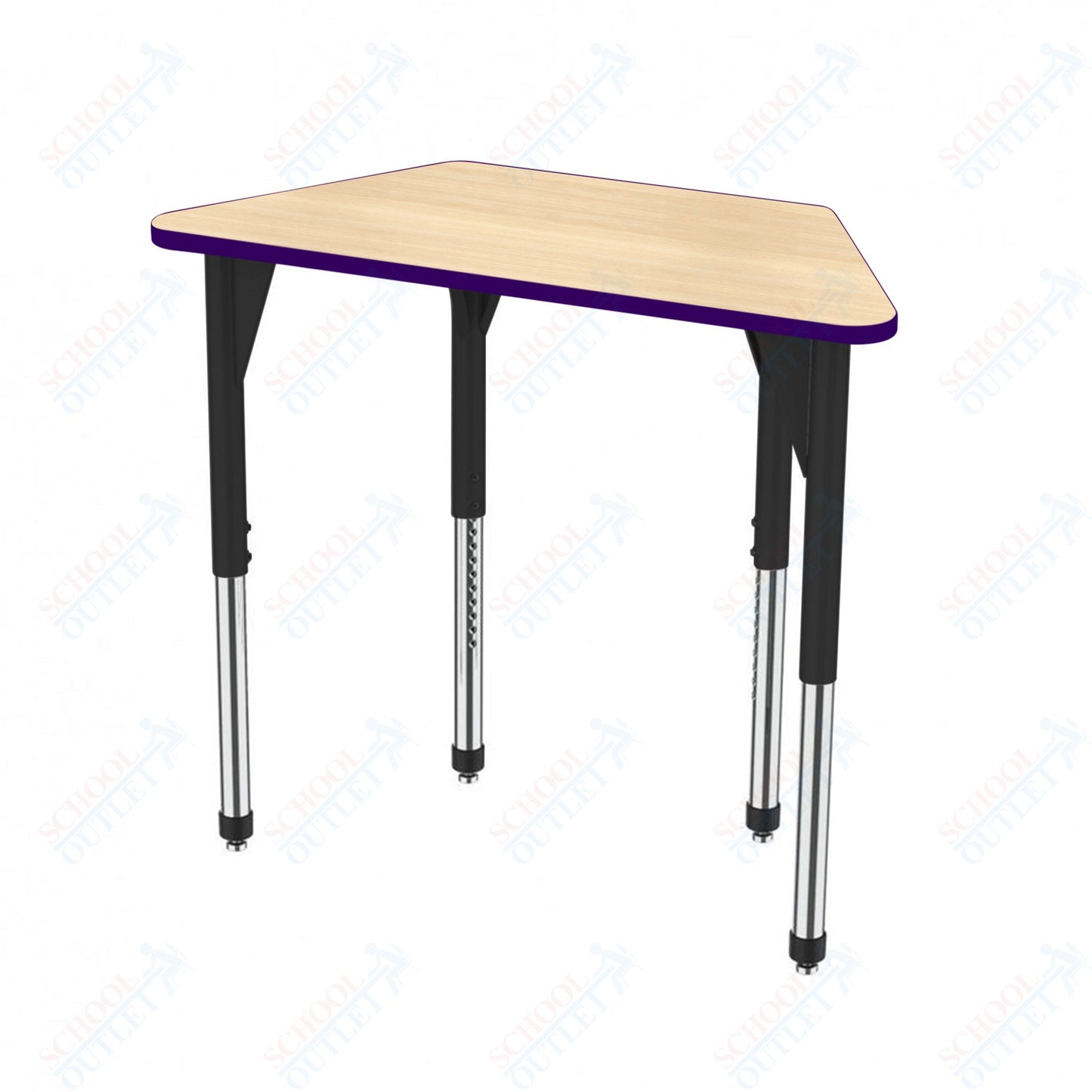 Marco Premier Series Trapezoid Stand-Up Table 30" x 60" Adjustable Height 32"-42" (43-2287-MA)