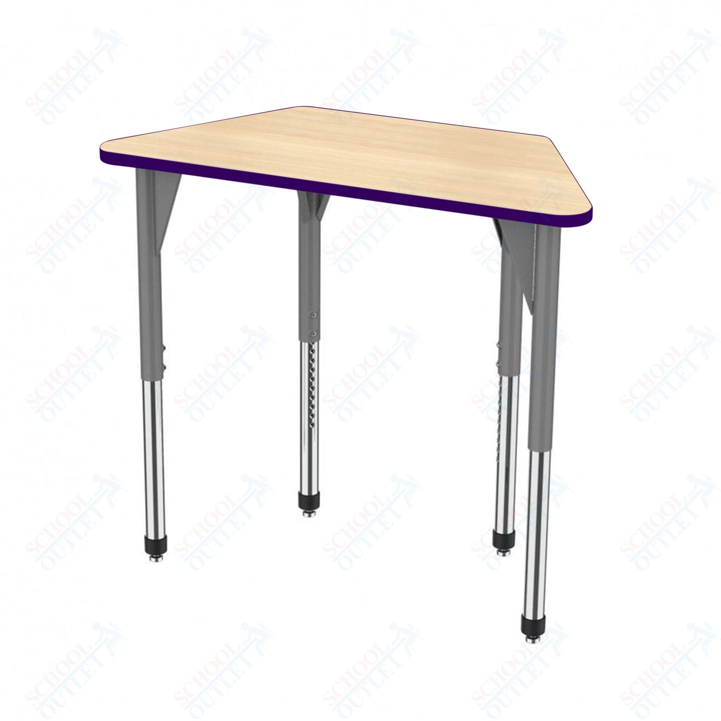 Marco Premier Series Trapezoid Stand-Up Table 30" x 60" Adjustable Height 32"-42" (43-2287-MA)