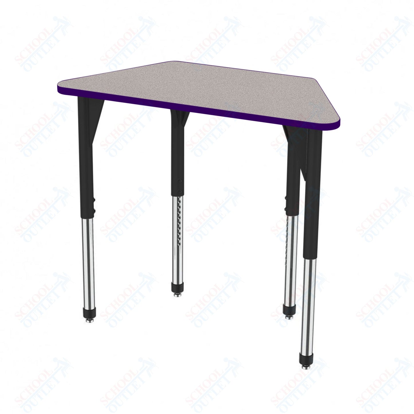 Marco Premier Series Trapezoid Stand-Up Table 30" x 60" Adjustable Height 32"-42" (43-2287-MA)
