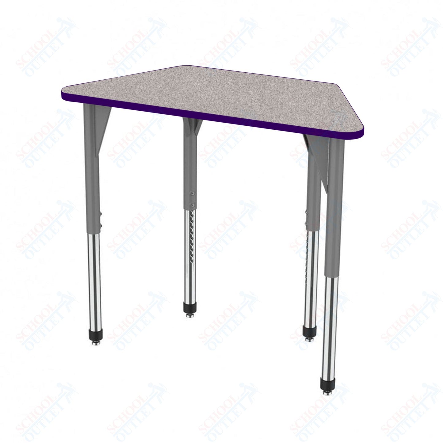 Marco Premier Series Trapezoid Stand-Up Table 30" x 60" Adjustable Height 32"-42" (43-2287-MA)