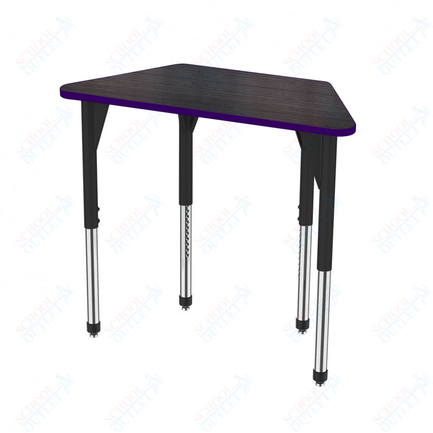 Marco Premier Series Trapezoid Stand-Up Table 30" x 60" Adjustable Height 32"-42" (43-2287-MA)