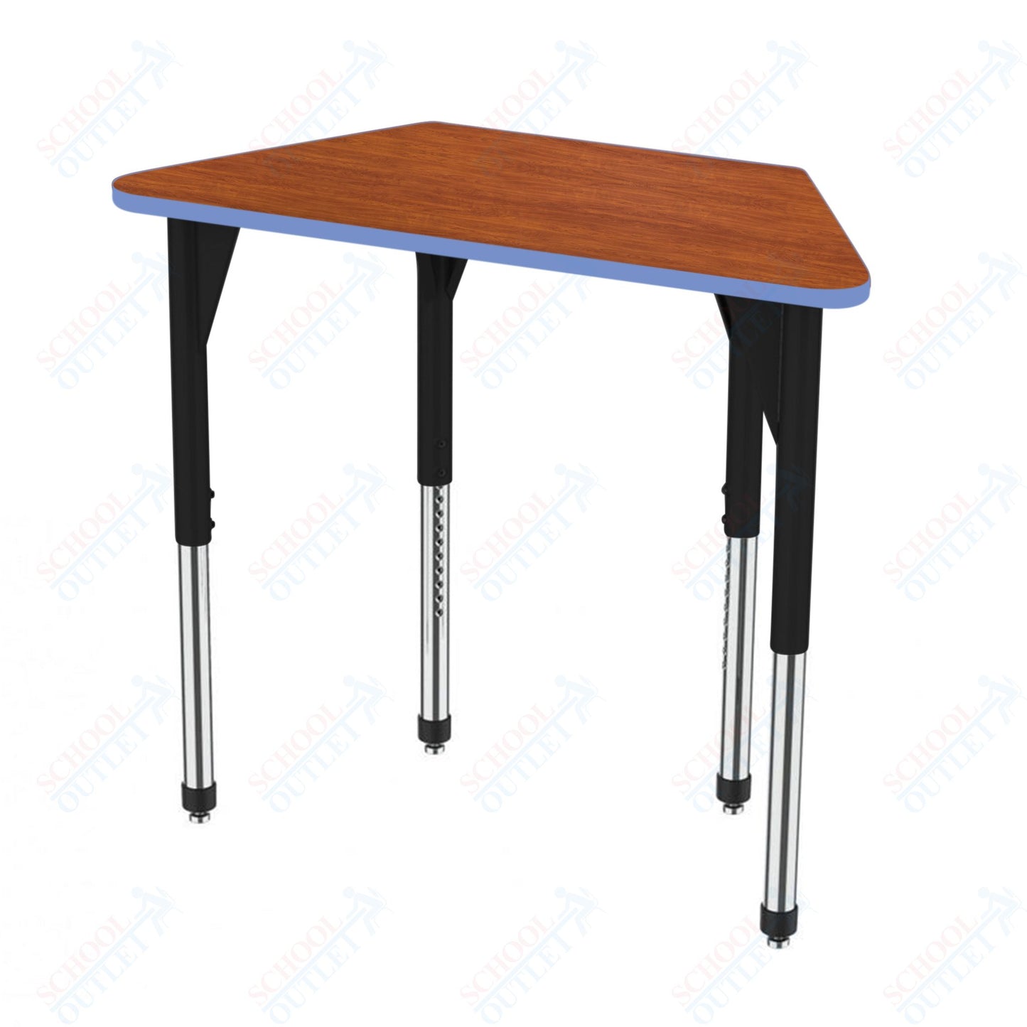 Marco Premier Series Trapezoid Activity Table 30" x 60" Adjustable Height 21"-31" (43-2287-MB)