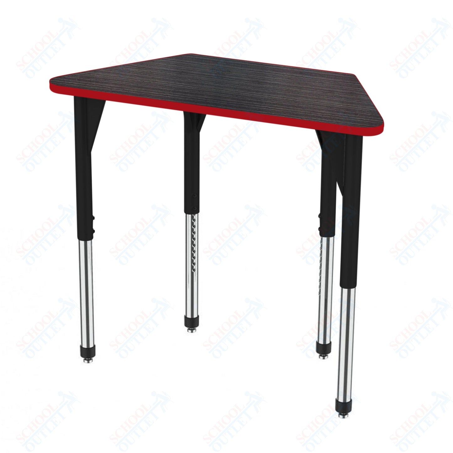 Marco Premier Series Trapezoid Activity Table 30" x 60" Adjustable Height 21"-31" (43-2287-MB)