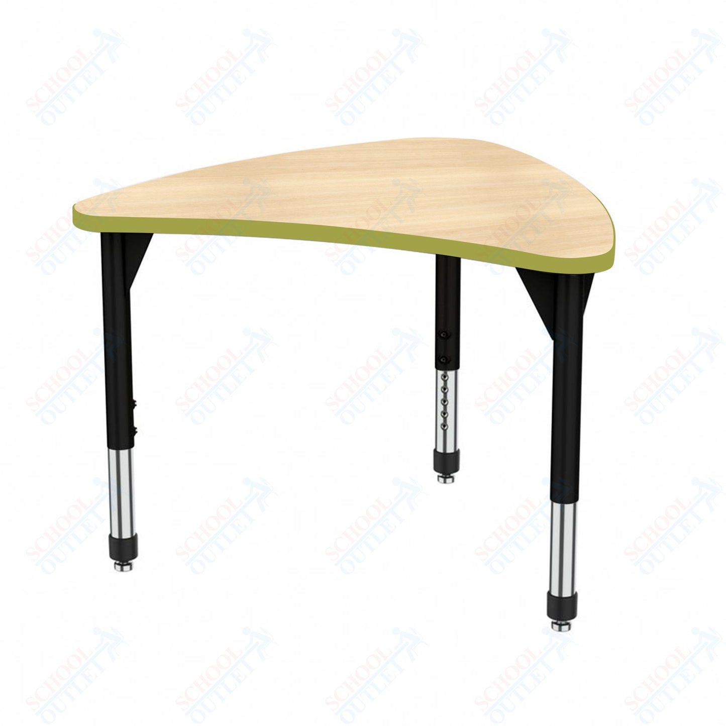 Marco Premier Series Large Chevron Collaborative Desk 31" x 38" Adjustable Height 21"-31" (43-2290-MB)