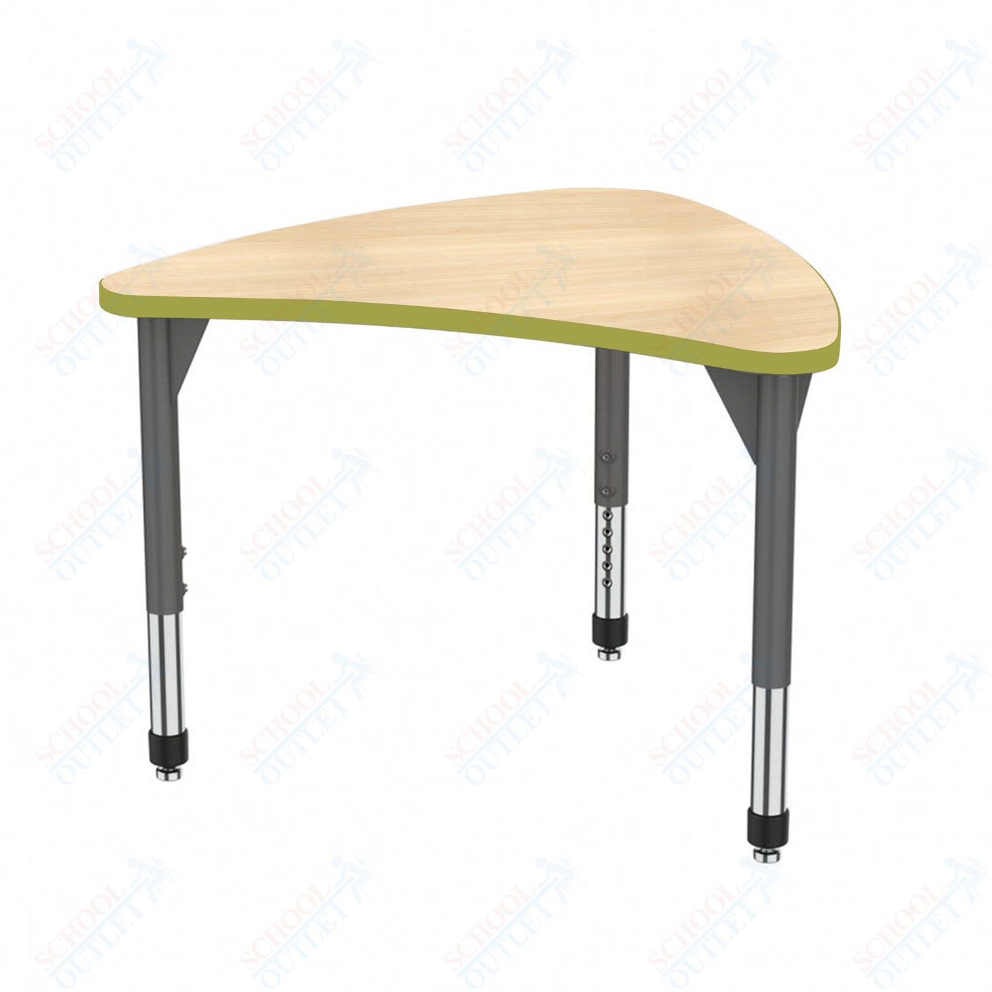 Marco Premier Series Large Chevron Collaborative Desk 31" x 38" Adjustable Height 21"-31" (43-2290-MB)