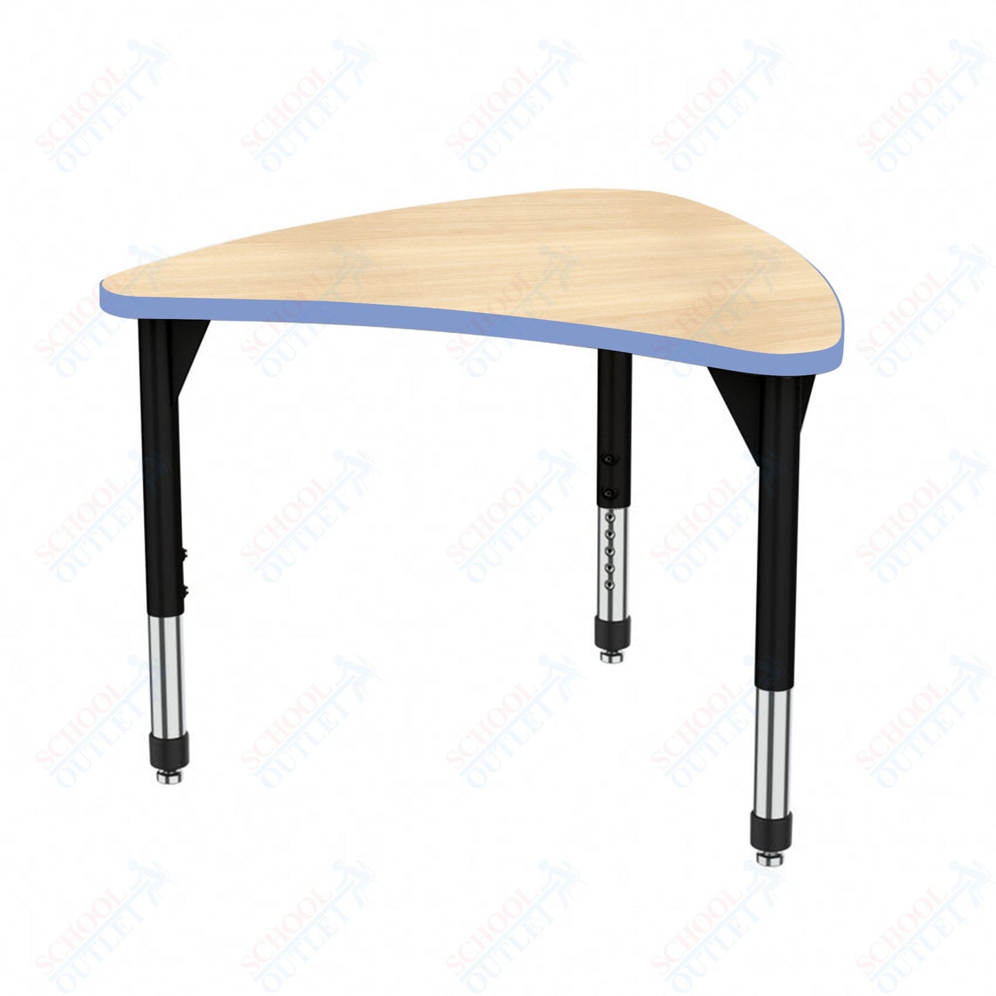 Marco Premier Series Large Chevron Collaborative Desk 31" x 38" Adjustable Height 21"-31" (43-2290-MB)