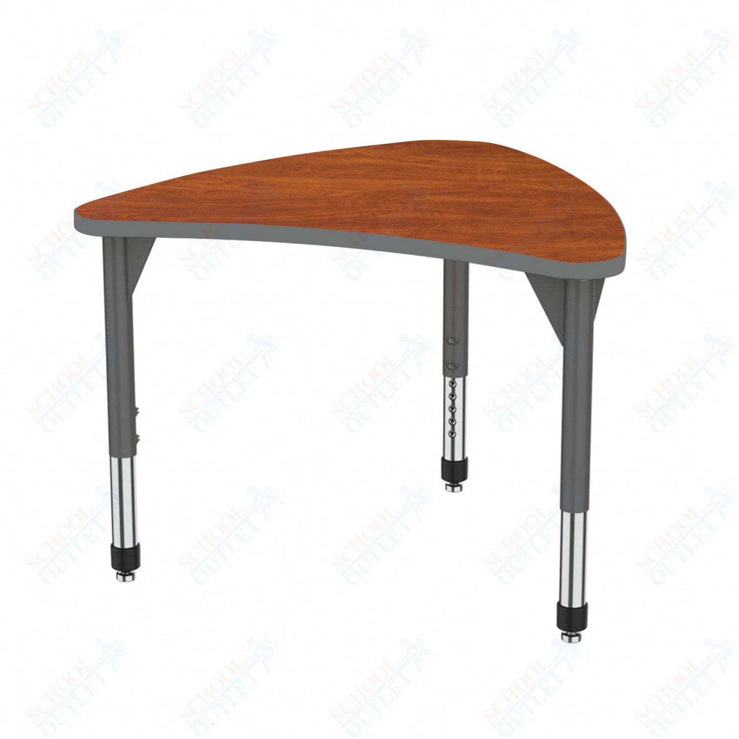 Marco Premier Series Large Chevron Collaborative Desk 31" x 38" Adjustable Height 21"-31" (43-2290-MB)