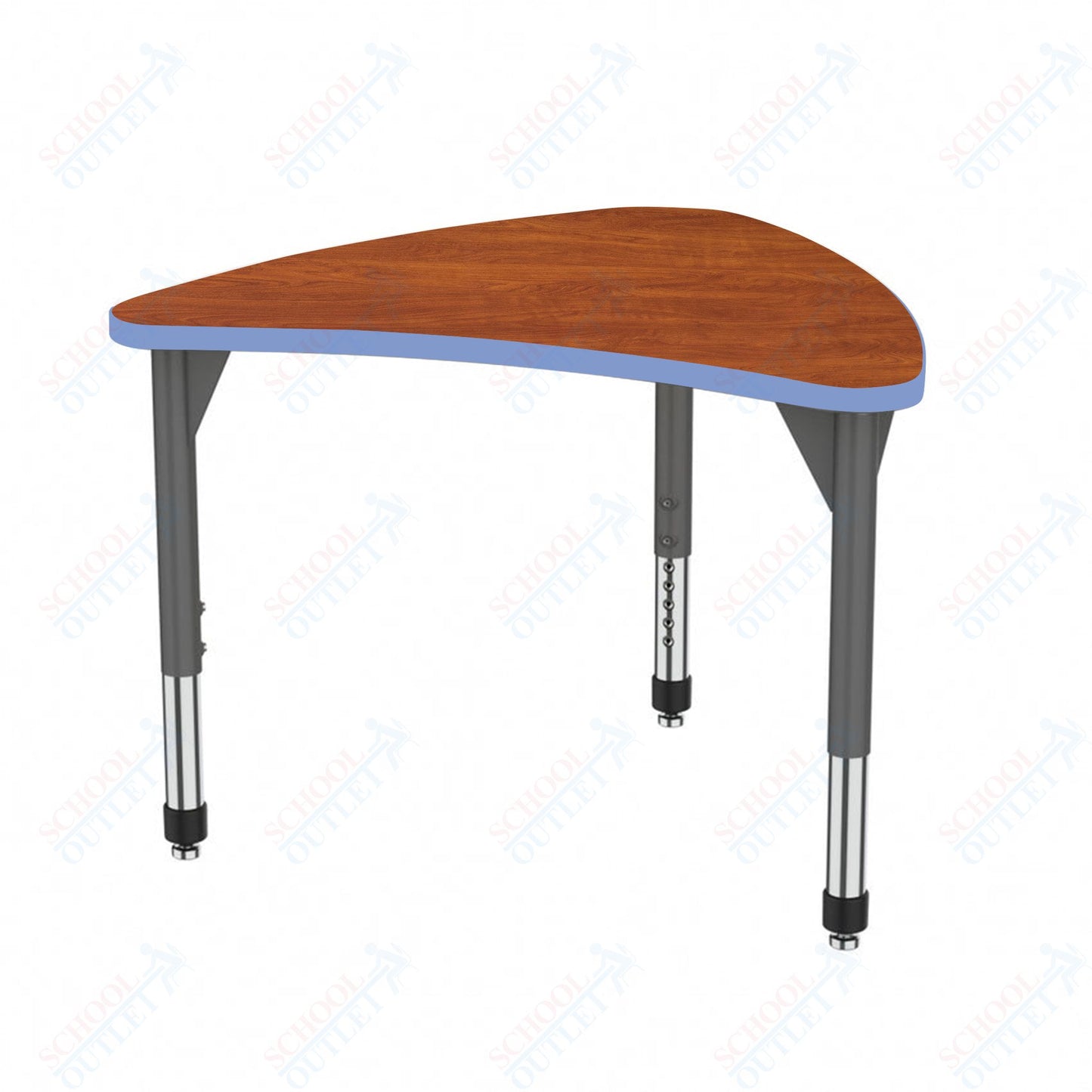 Marco Premier Series Large Chevron Collaborative Desk 31" x 38" Adjustable Height 21"-31" (43-2290-MB)