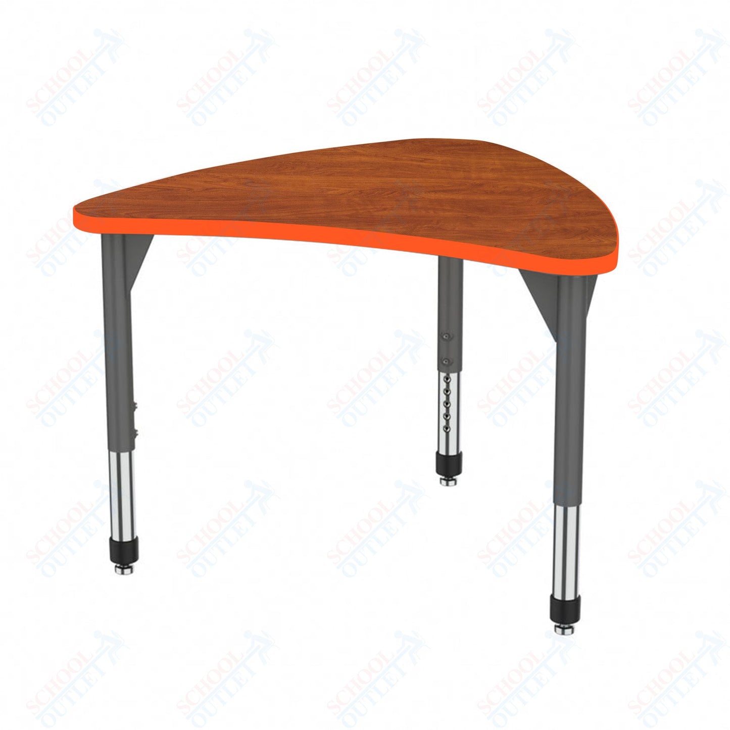 Marco Premier Series Large Chevron Collaborative Desk 31" x 38" Adjustable Height 21"-31" (43-2290-MB)