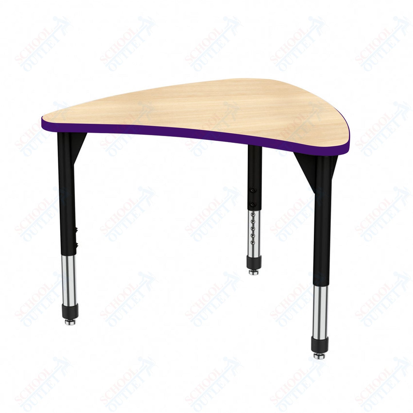 Marco Premier Series Large Chevron Collaborative Desk 31" x 38" Adjustable Height 21"-31" (43-2290-MB)