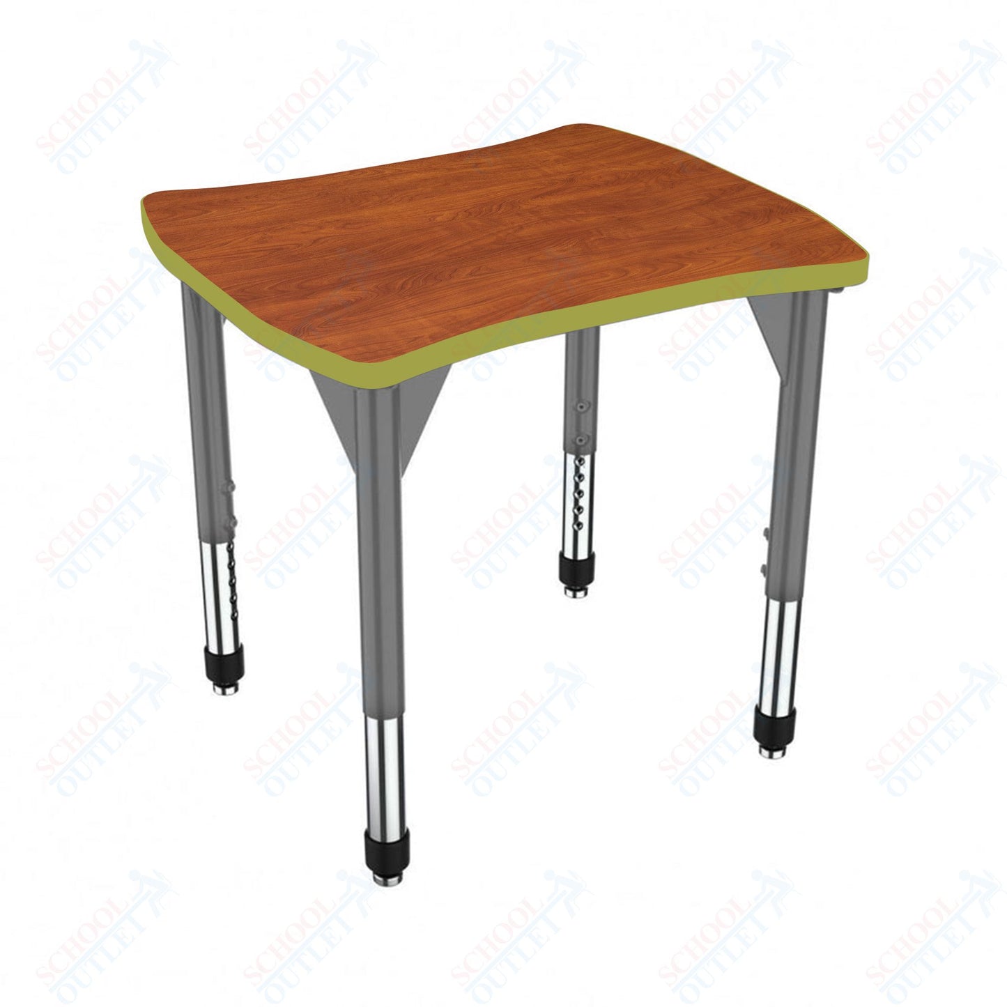 Marco Premier Series Contour Collaborative Desk 24" x 28" Adjustable Height 21"-31" (43-2310-MB)
