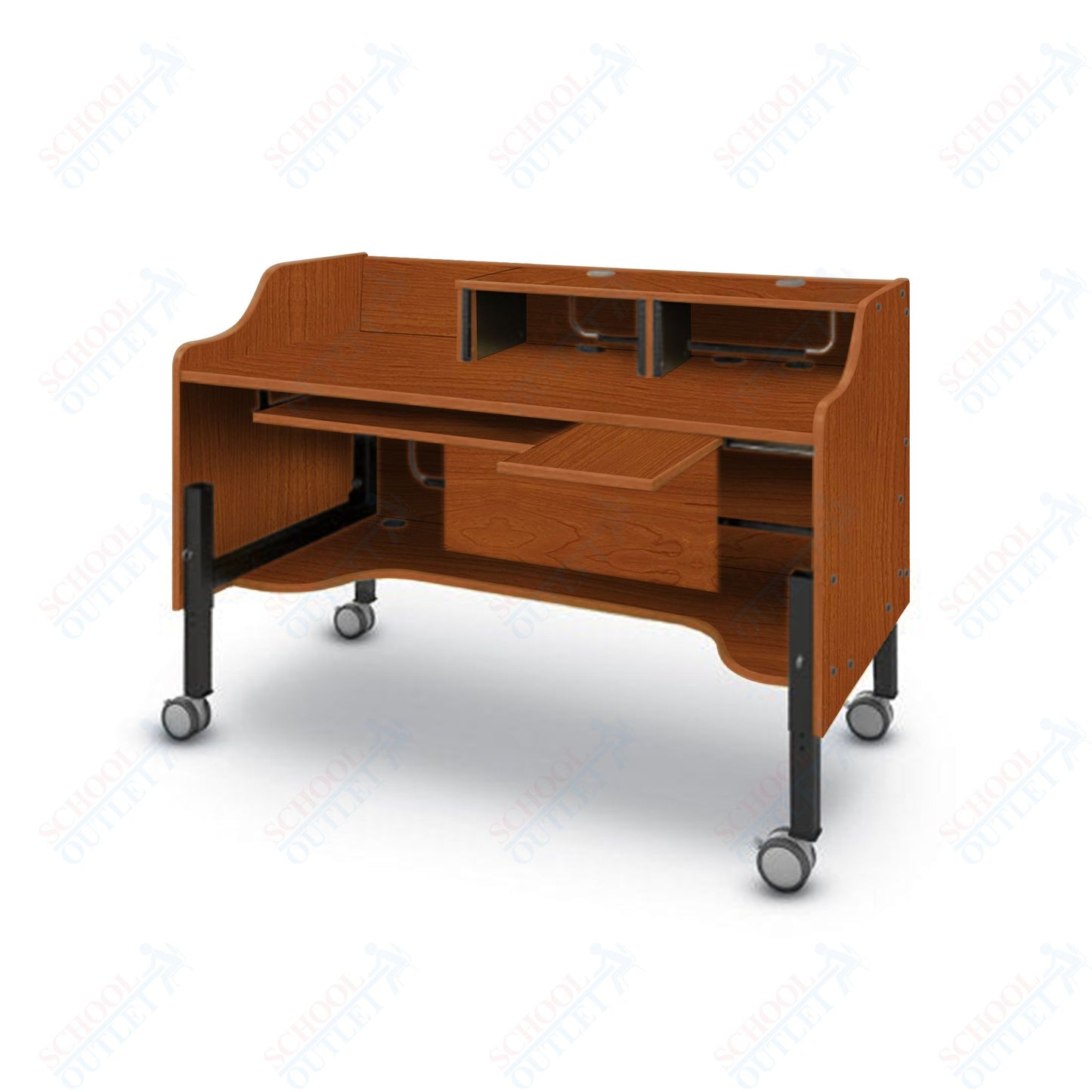 Marco Band-Stor Mobile Band-Stor Mobile Music Lab Workstations - 45"H x 61.5"W x 32"D (BS302-0)