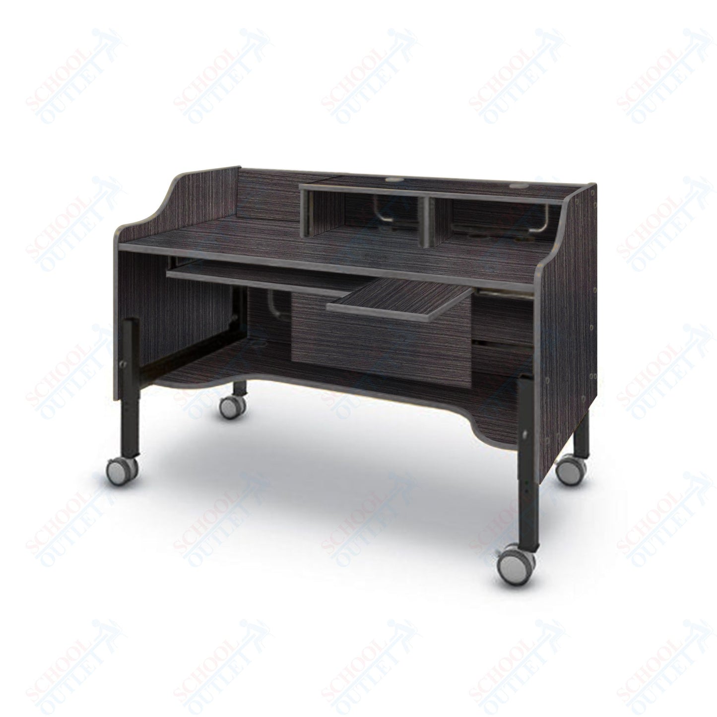 Marco Band-Stor Mobile Band-Stor Mobile Music Lab Workstations - 45"H x 61.5"W x 32"D (BS302-0)