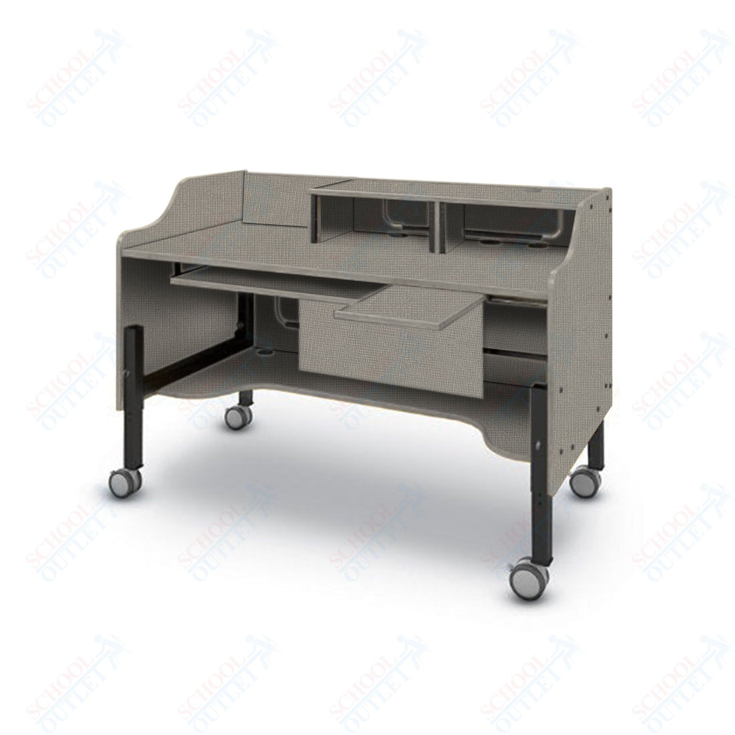 Marco Band-Stor Mobile Band-Stor Mobile Music Lab Workstations - 45"H x 61.5"W x 32"D (BS302-0)
