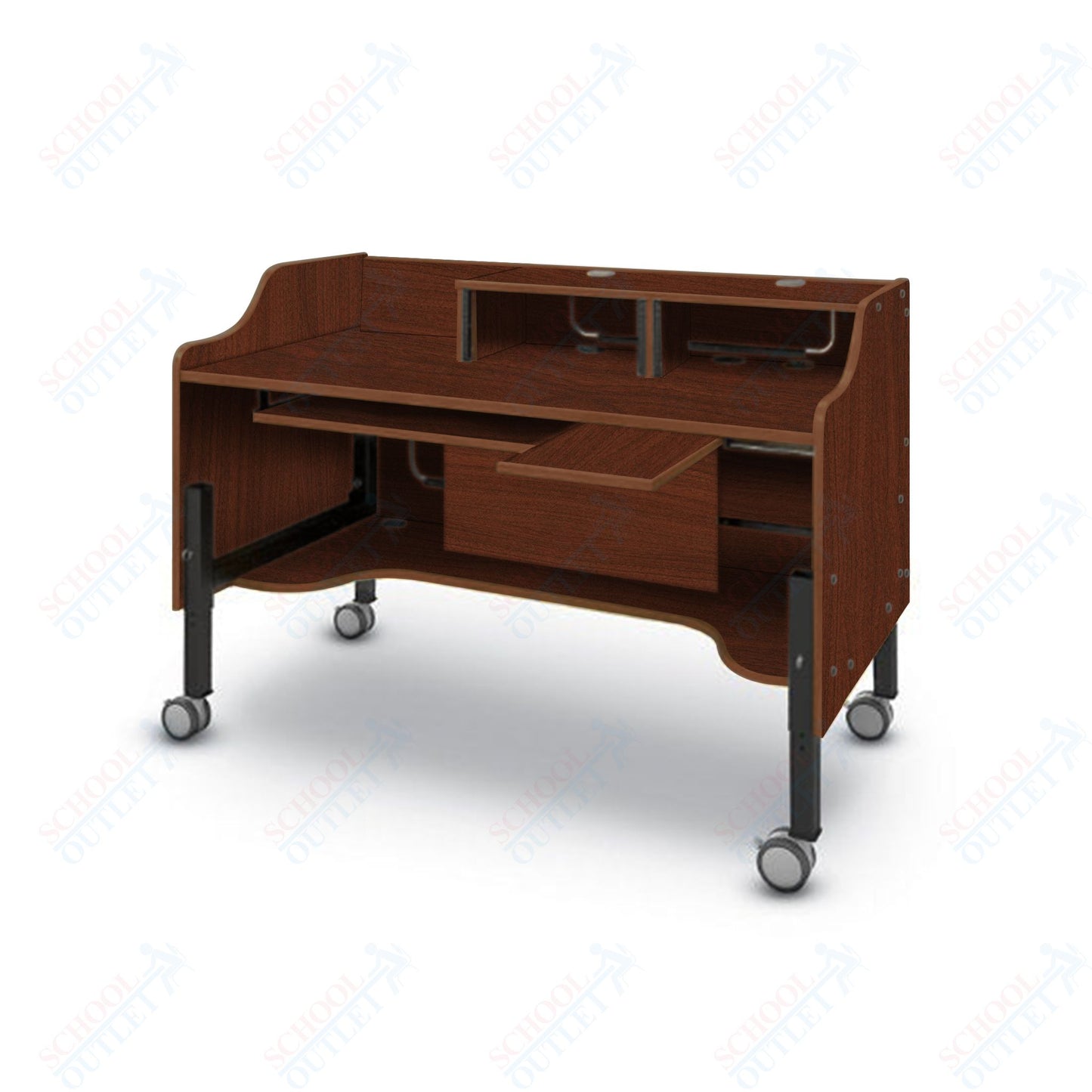 Marco Band-Stor Mobile Band-Stor Mobile Music Lab Workstations - 45"H x 61.5"W x 32"D (BS302-0)