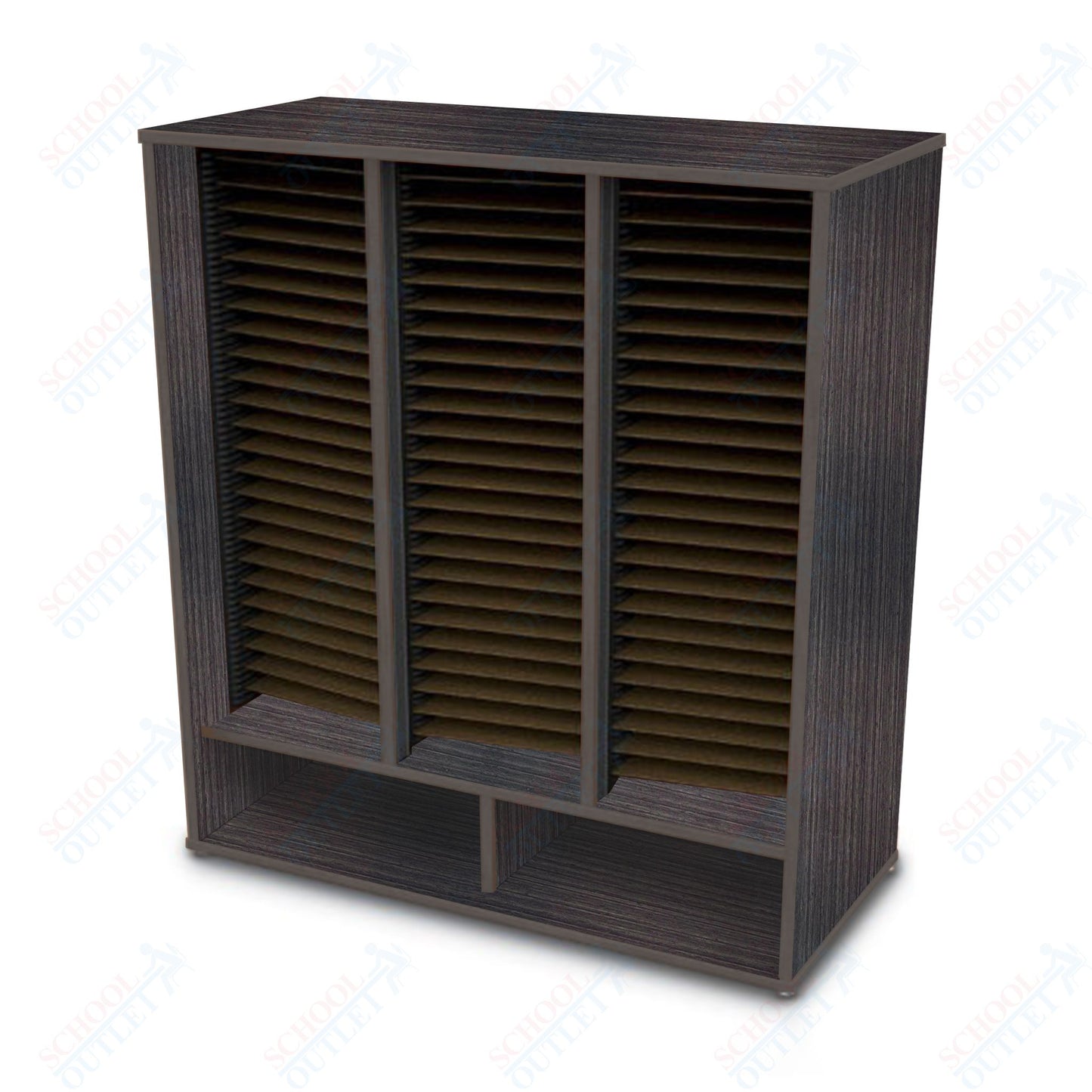 Marco Band-Stor Folio Cabinet with 3-Compartment, Band (BS409)