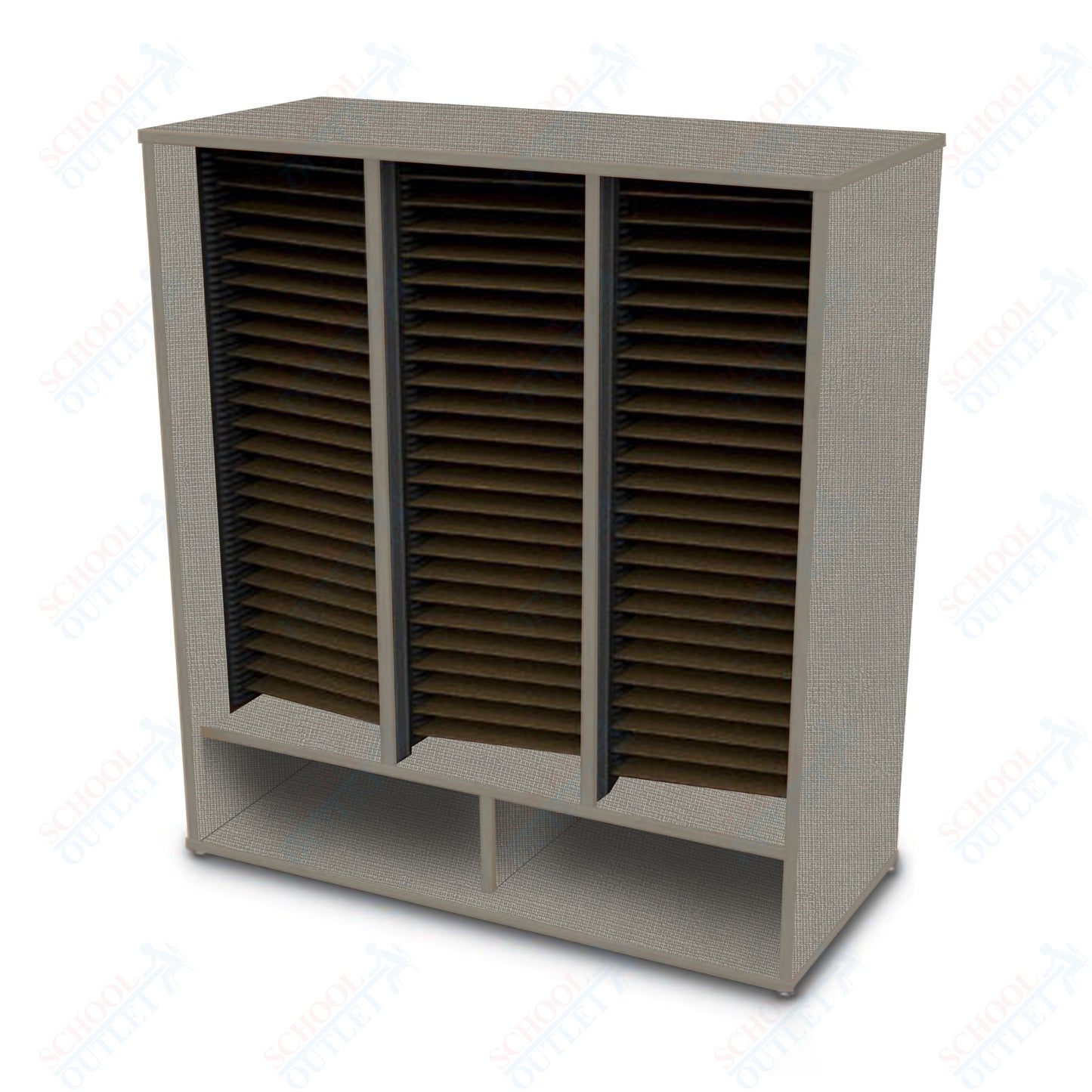 Marco Band-Stor Folio Cabinet with 3-Compartment, Band (BS409)