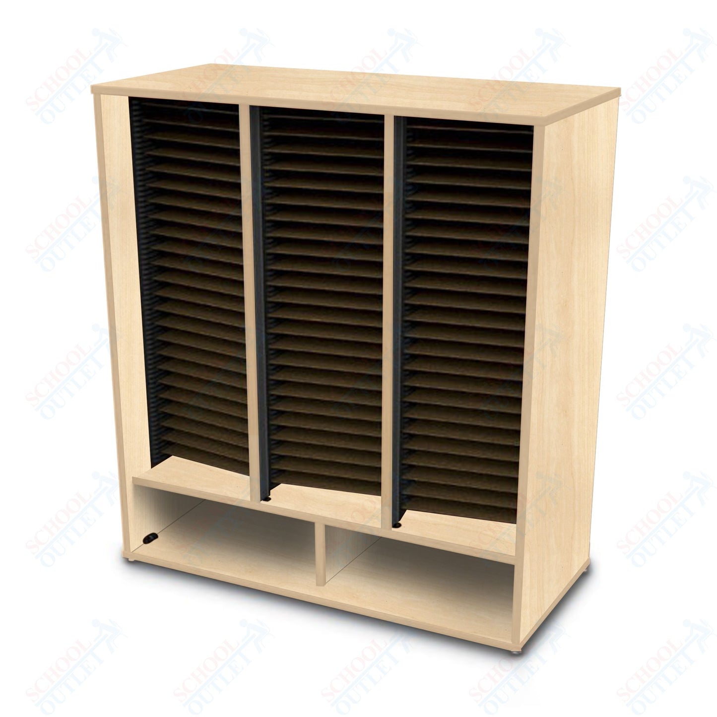 Marco Band-Stor Folio Cabinet with 3-Compartment, Band (BS409)