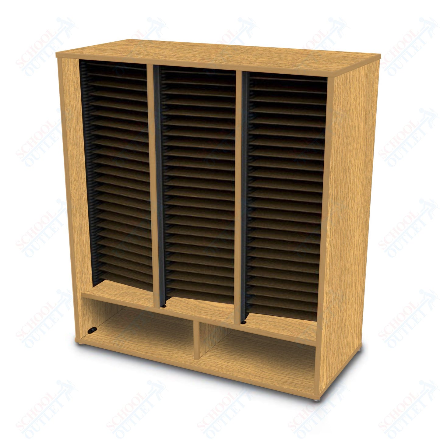 Marco Band-Stor Folio Cabinet with 3-Compartment, Band (BS409)