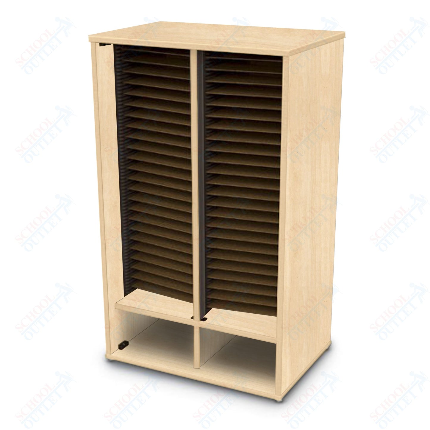 Marco Band-Stor Folio Cabinet with 2-Compartment, Choral (BS410)