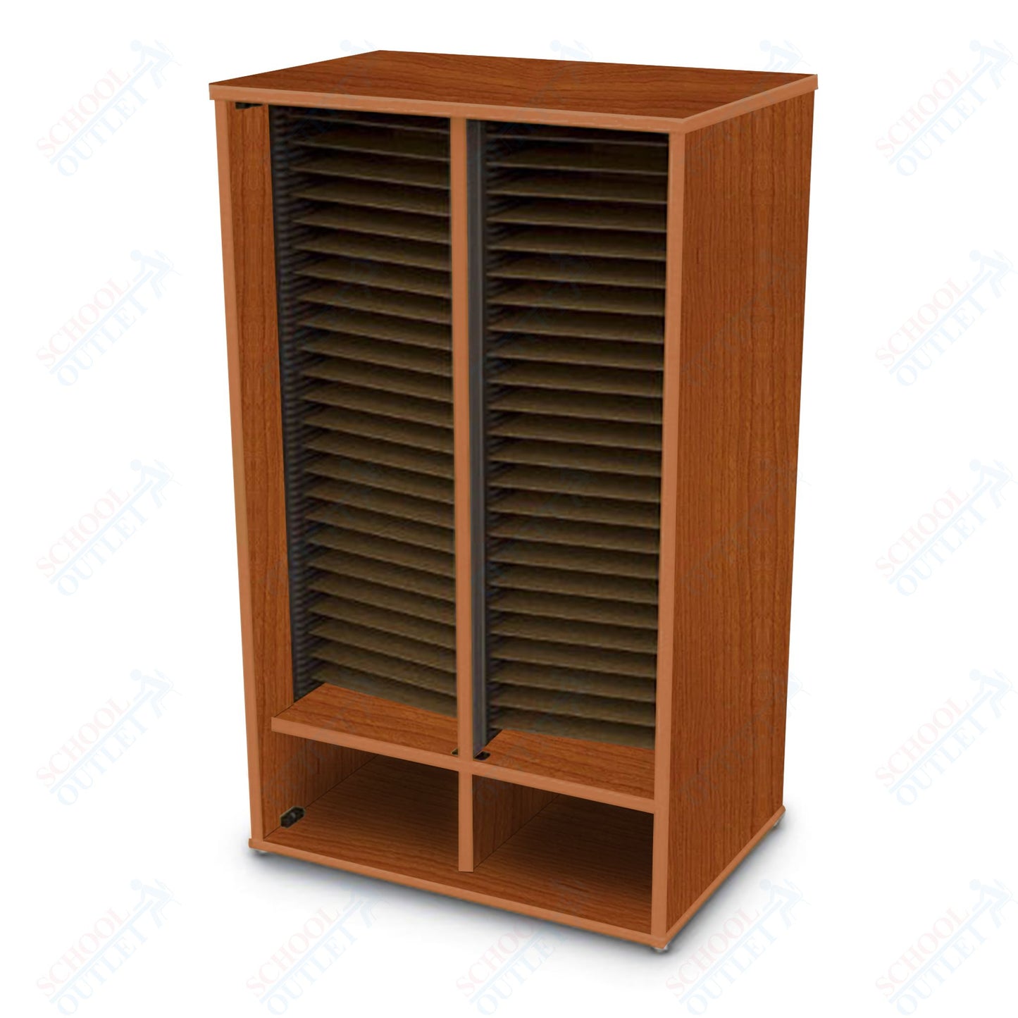 Marco Band-Stor Folio Cabinet with 2-Compartment, Choral (BS410)