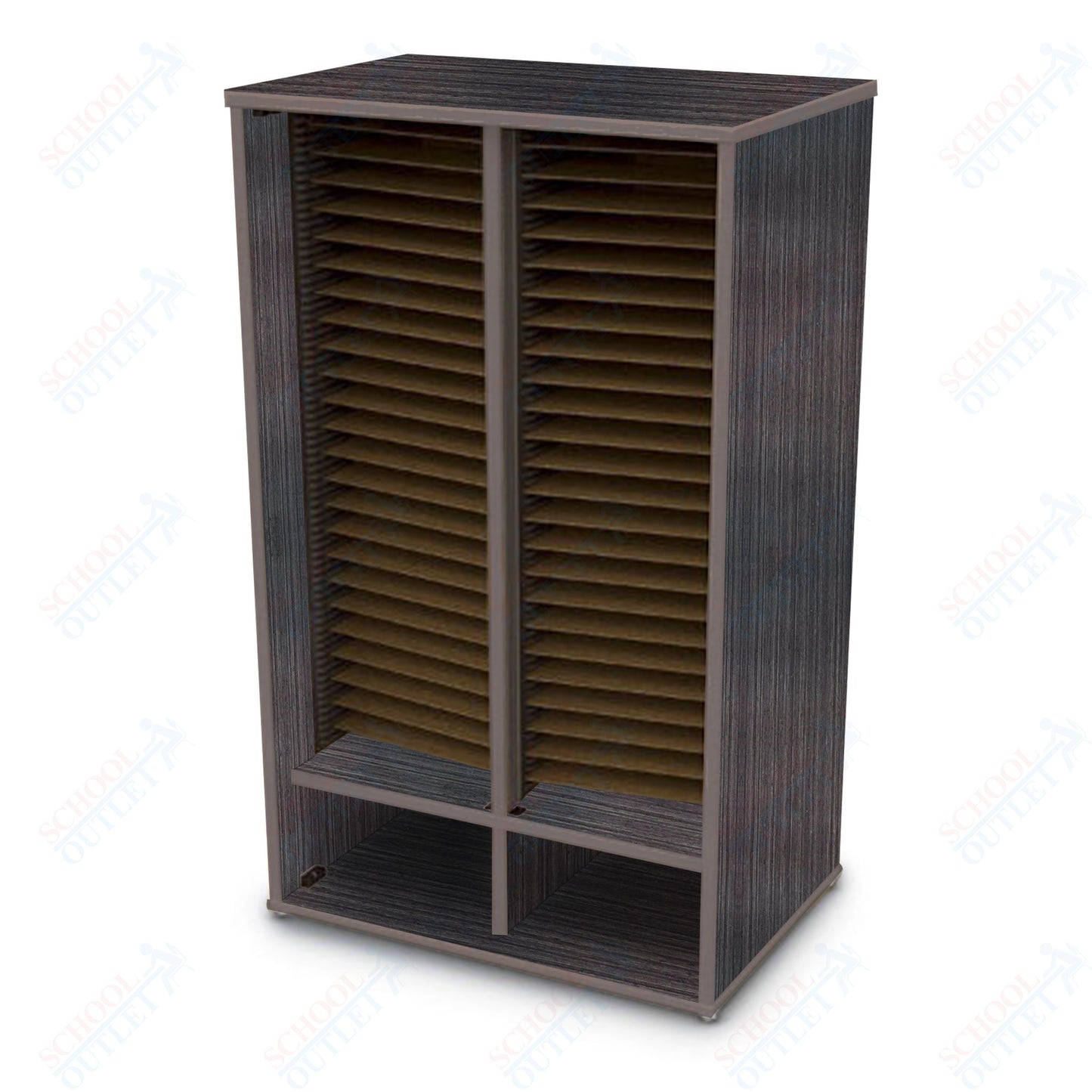 Marco Band-Stor Folio Cabinet with 2-Compartment, Choral (BS410)