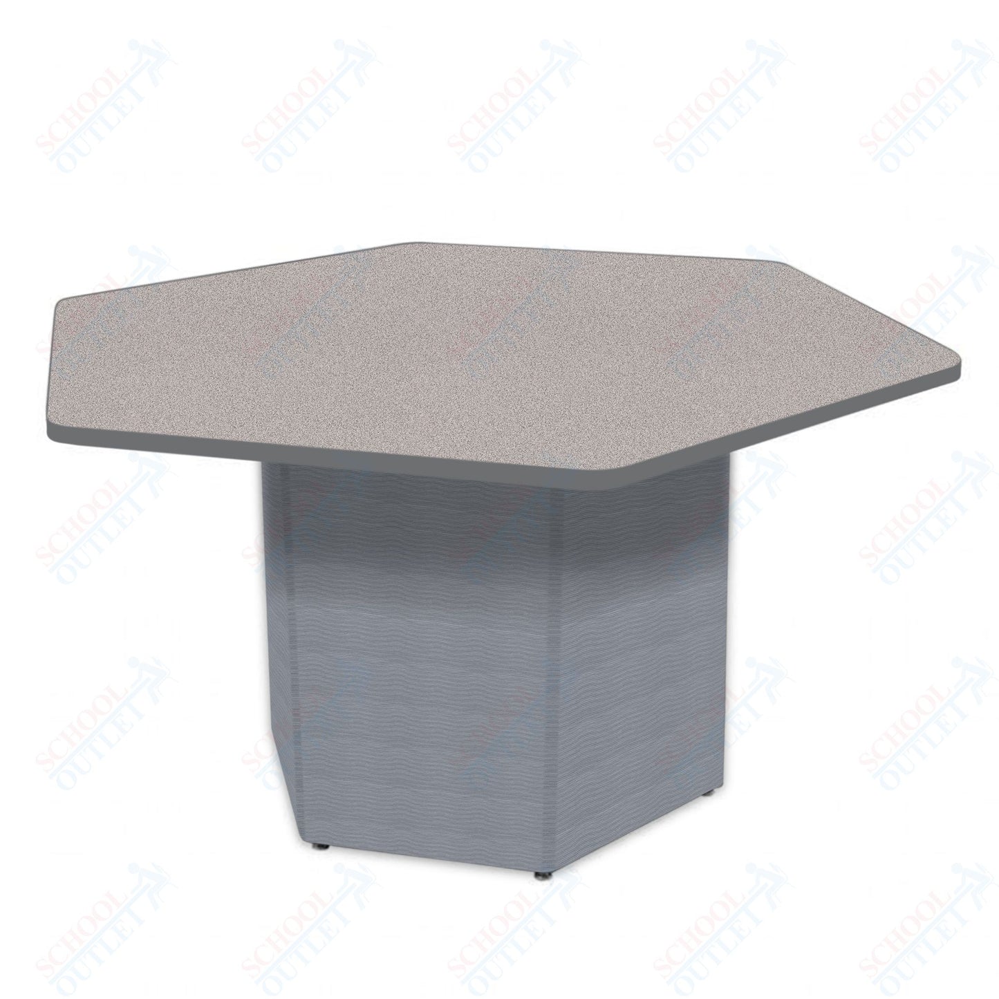 Marco Sonik Series Padded Base Hexagon Table 29" height (LF2653-G1-MB)