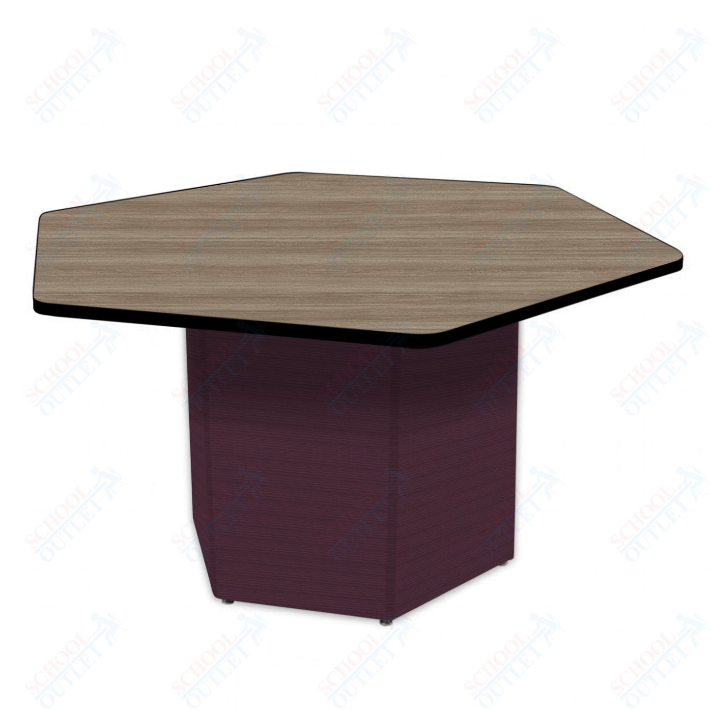 Marco Sonik Series Padded Base Hexagon Table 29" height (LF2653-G1-MB)