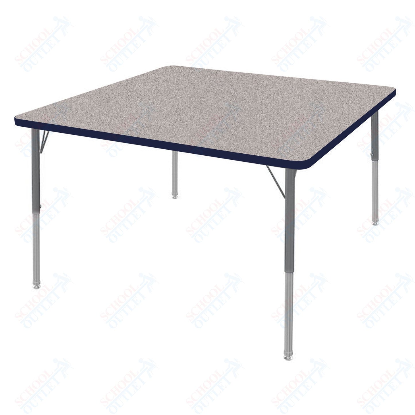 Marco MG2200 Series 36" Square Activity Table Adjustable Height 21"-30" (MG2212-MB)