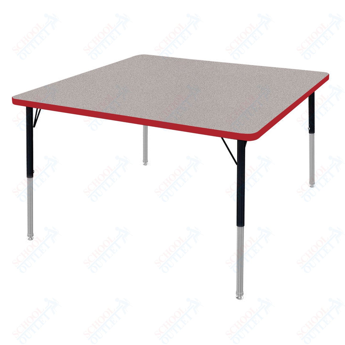 Marco MG2200 Series 36" Square Activity Table Adjustable Height 21"-30" (MG2212-MB)