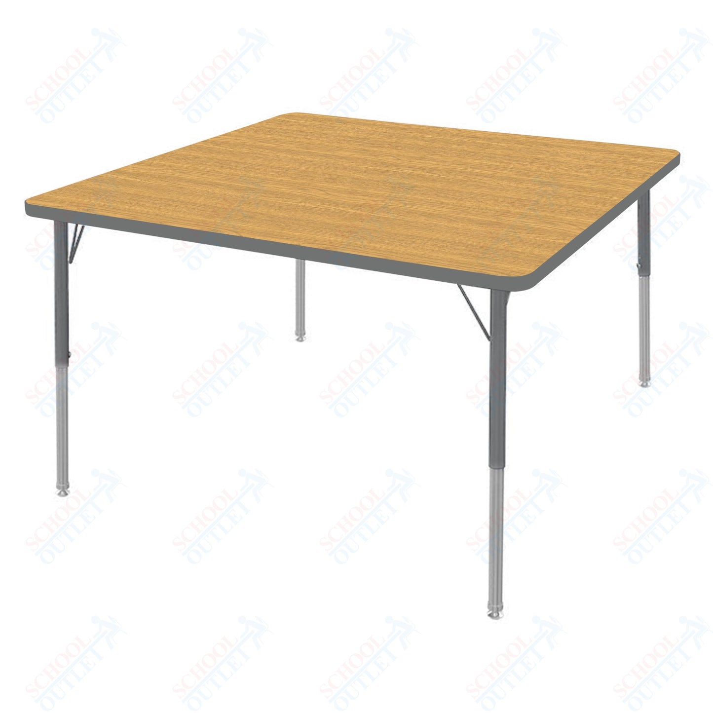 Marco MG2200 Series 36" Square Activity Table Adjustable Height 21"-30" (MG2212-MB)