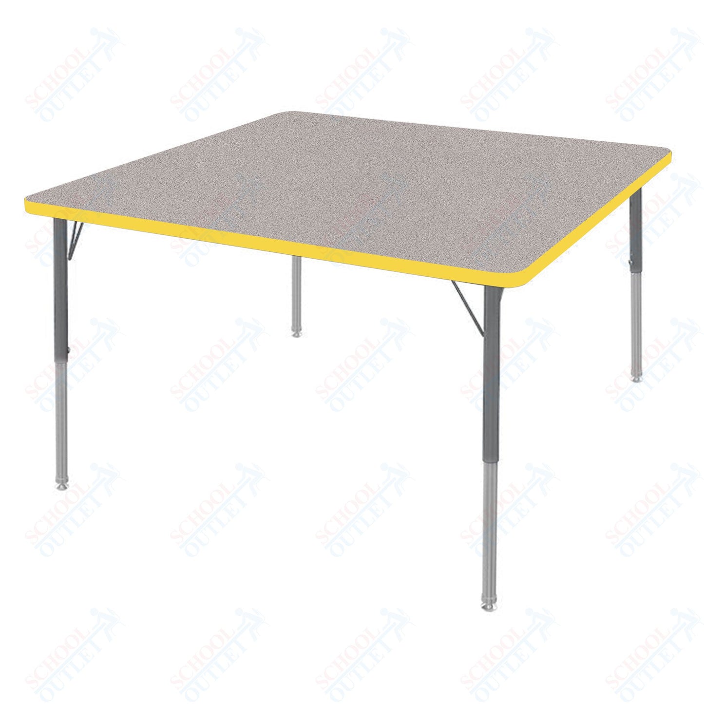 Marco MG2200 Series 36" Square Activity Table Adjustable Height 21"-30" (MG2212-MB)